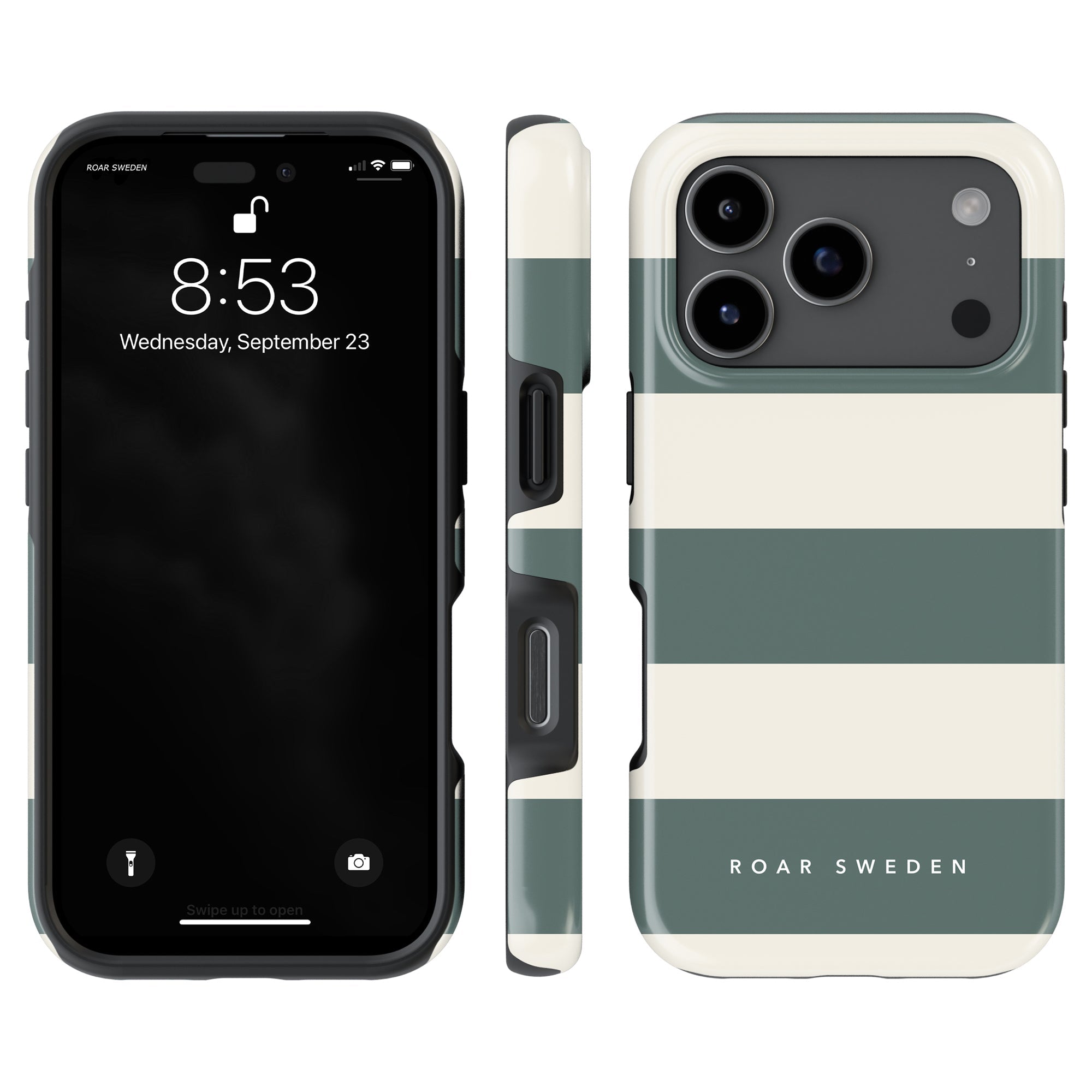 Sage Stripes - Tough Case - Roar Sweden