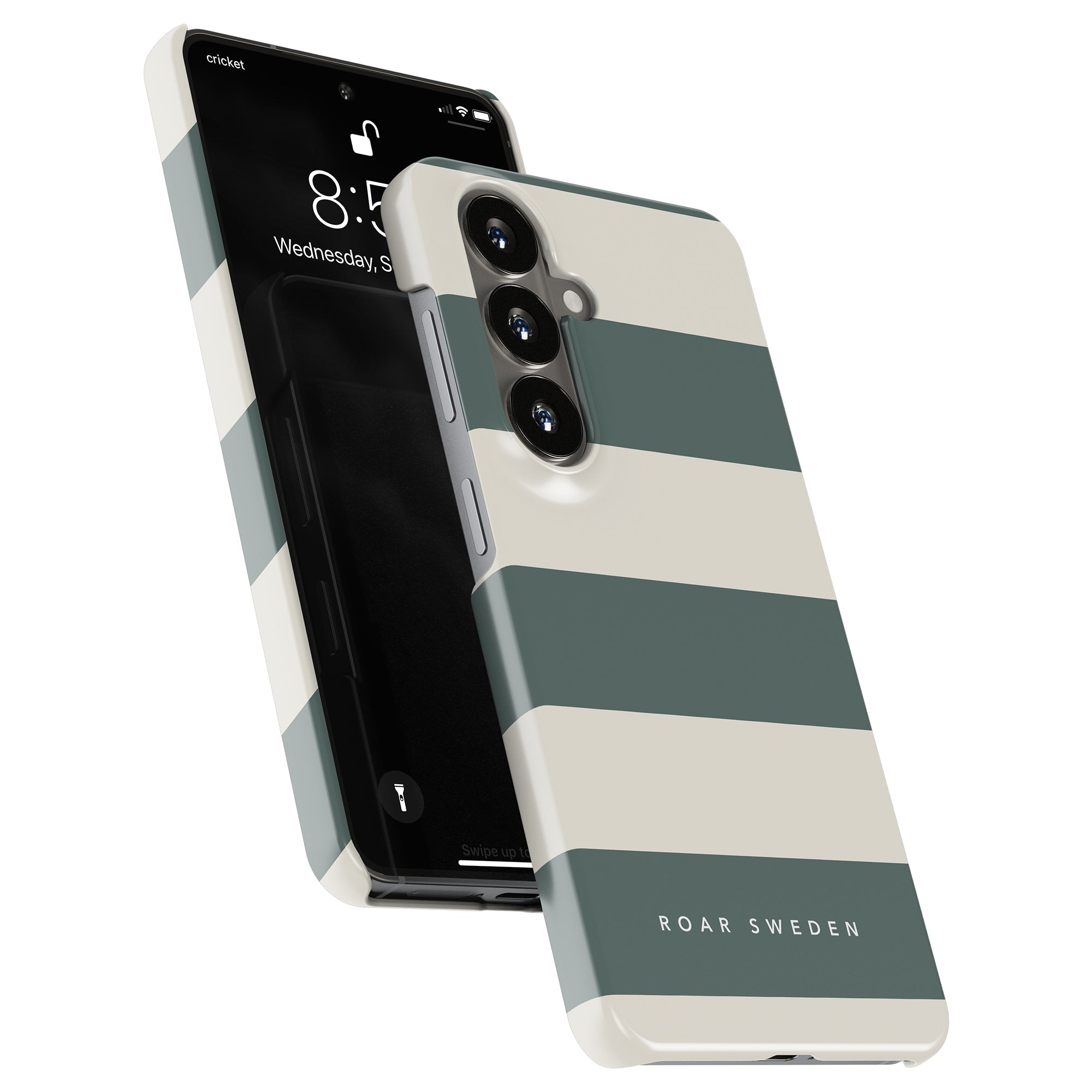 Sage Stripes - Slim case - Roar Sweden