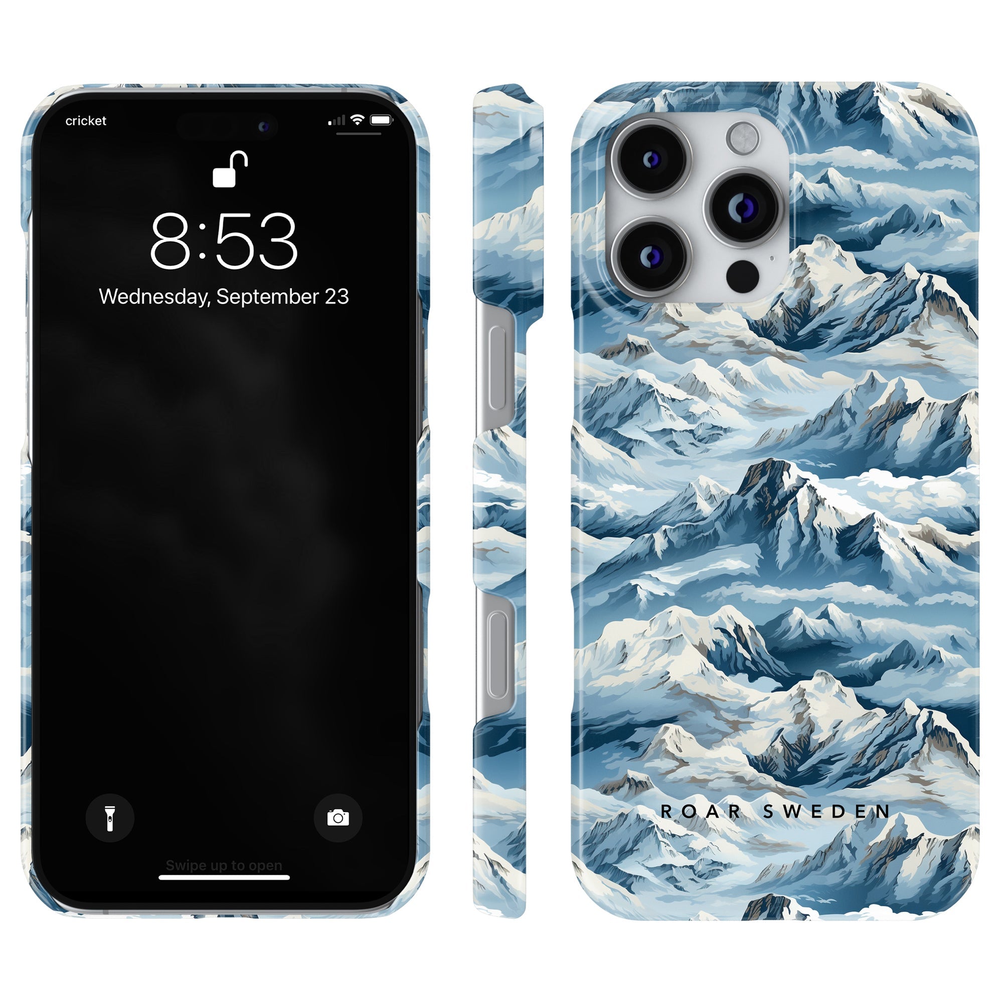 Slim mobilskal – Snowy Mountains