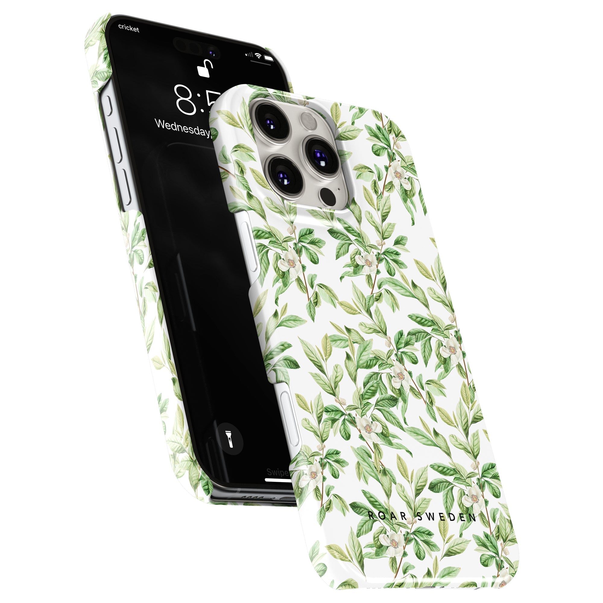 Slim mobilskal – Spring Leaves