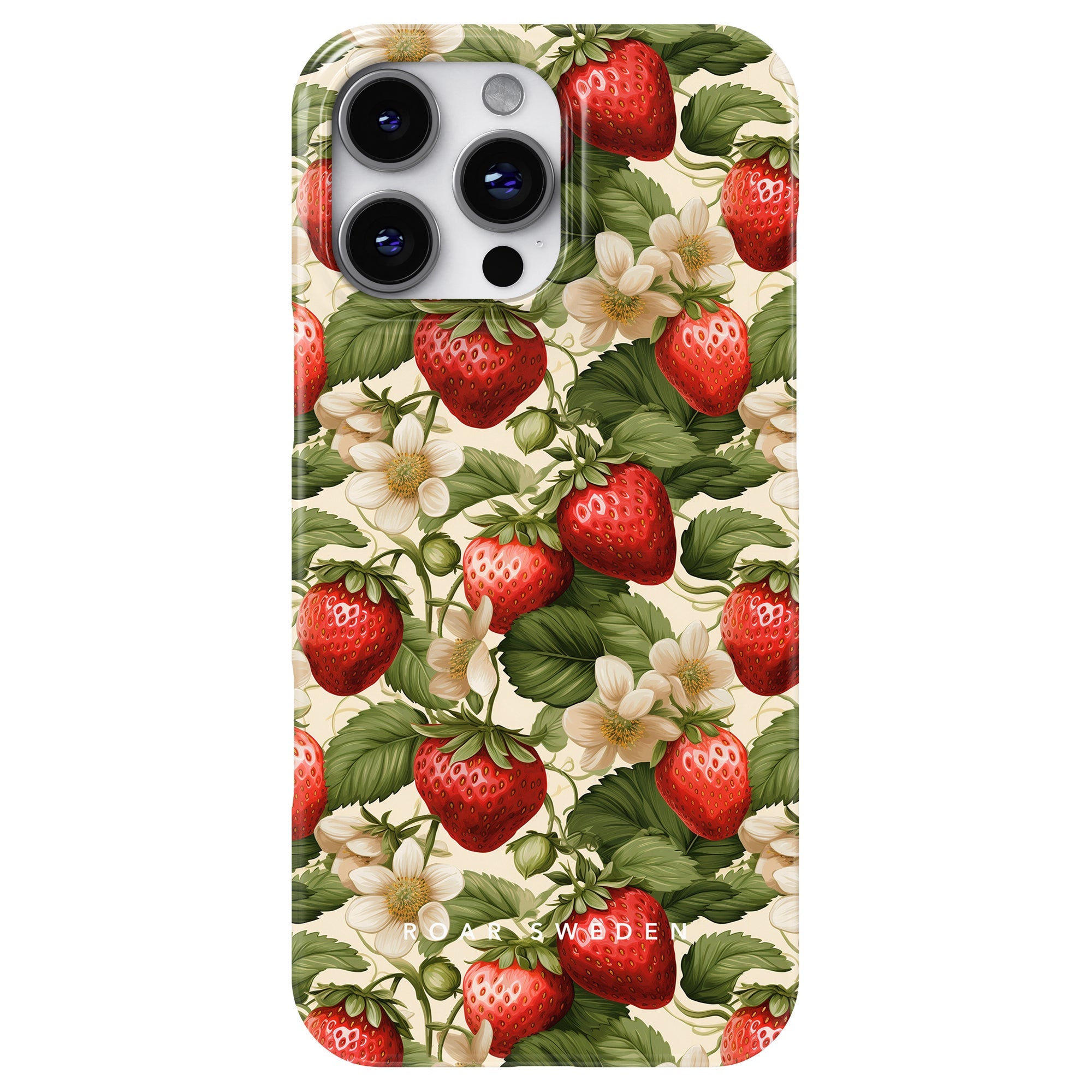 Slim mobilskal – Strawberries