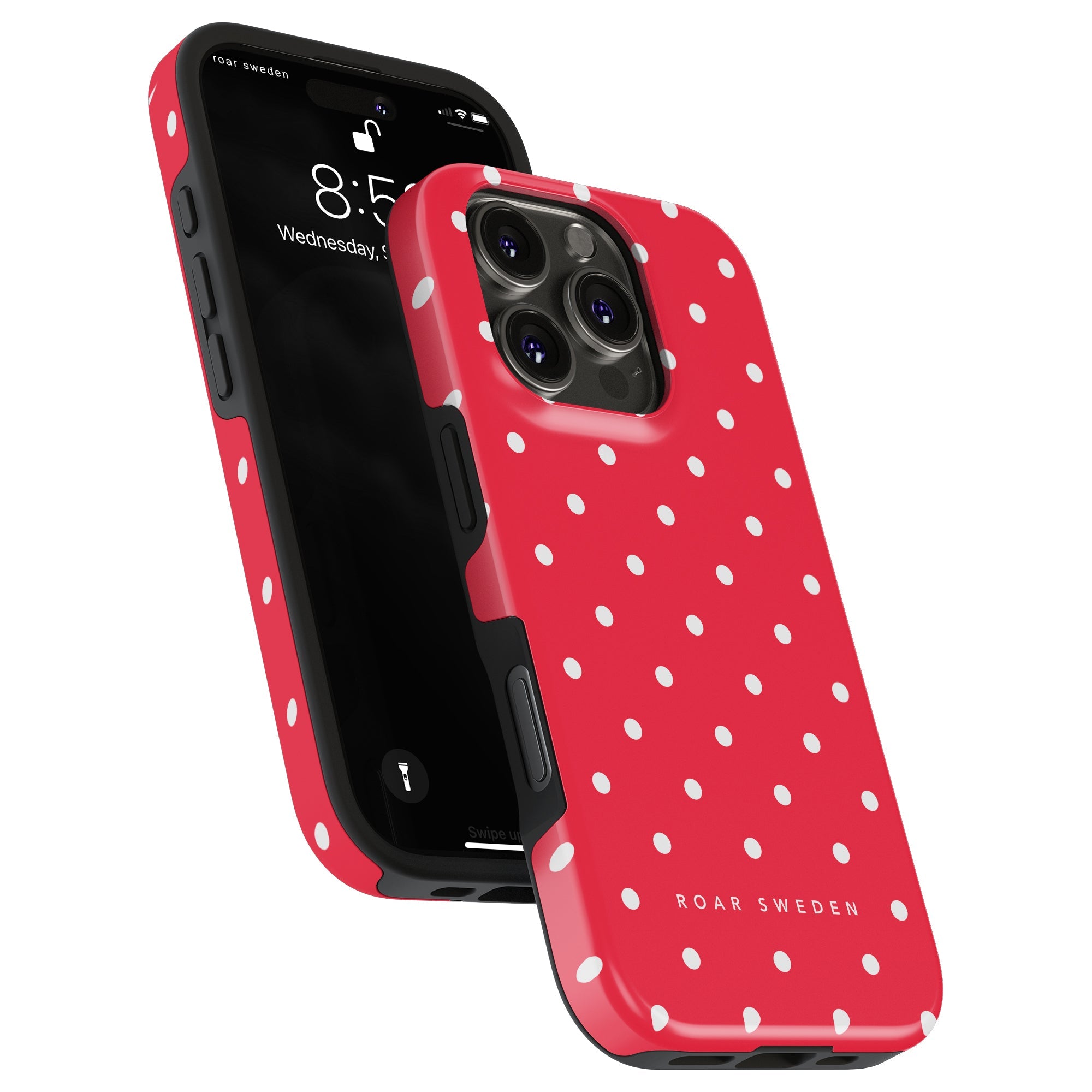 Tough mobilskal - Strawberry Dots