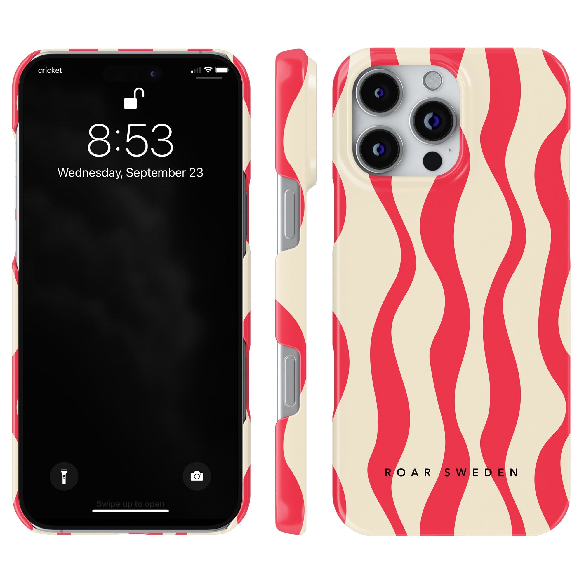 Slim mobilskal – Strawberry Waves