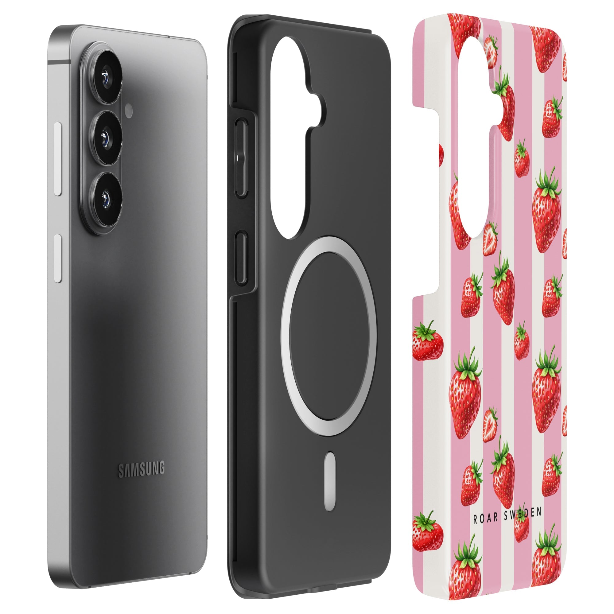 Strawberry Milk - Magnetic Tough Phone Case - Roar Sweden