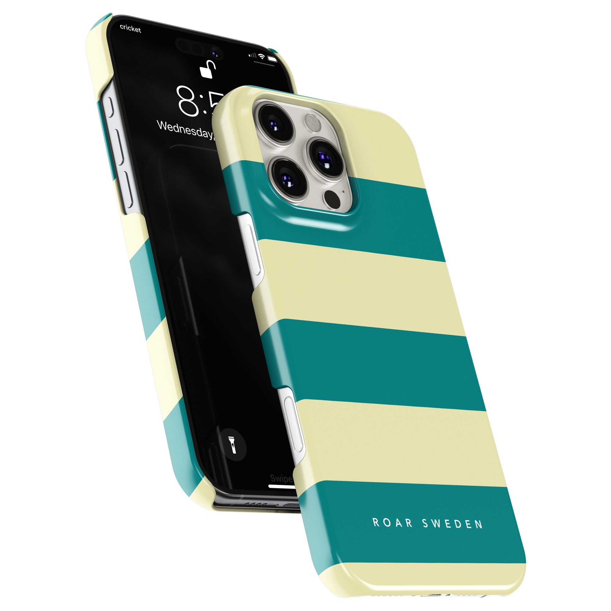 Slim mobilskal – Turtle Stripes