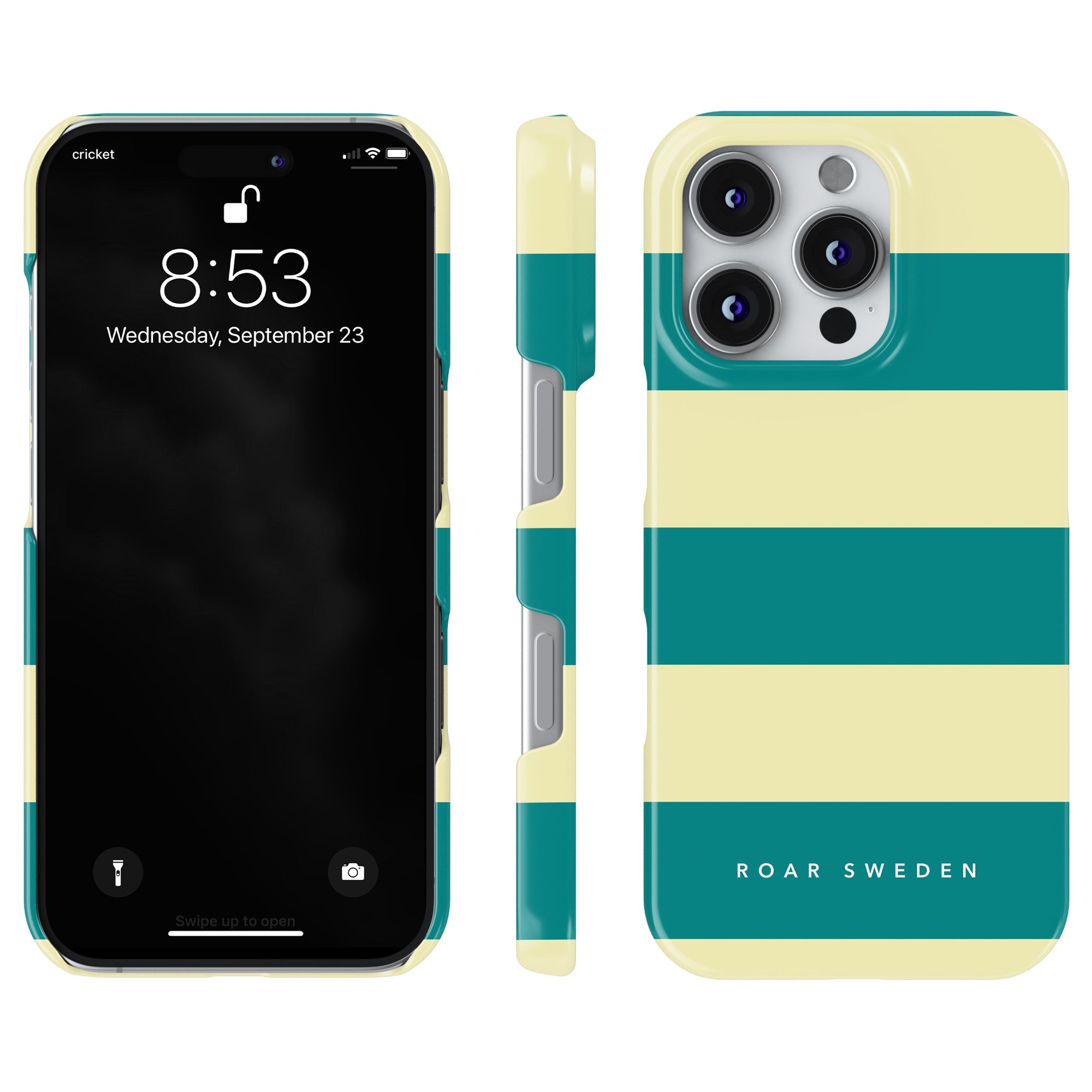 Slim mobilskal – Turtle Stripes