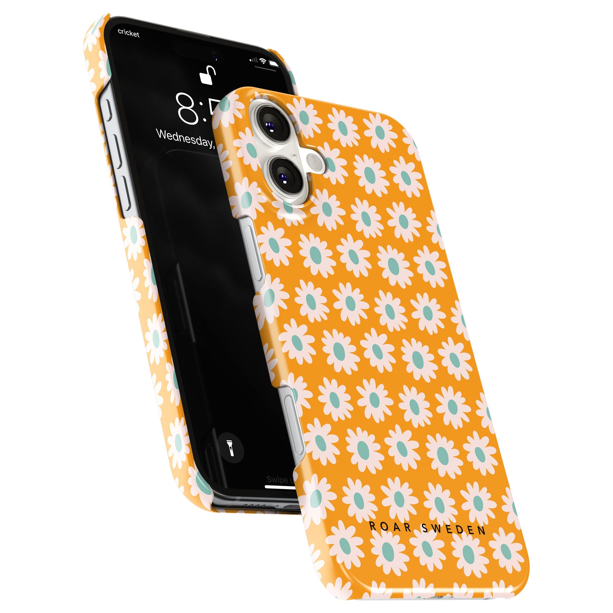 Slim mobilskal – Vårblomma Orange