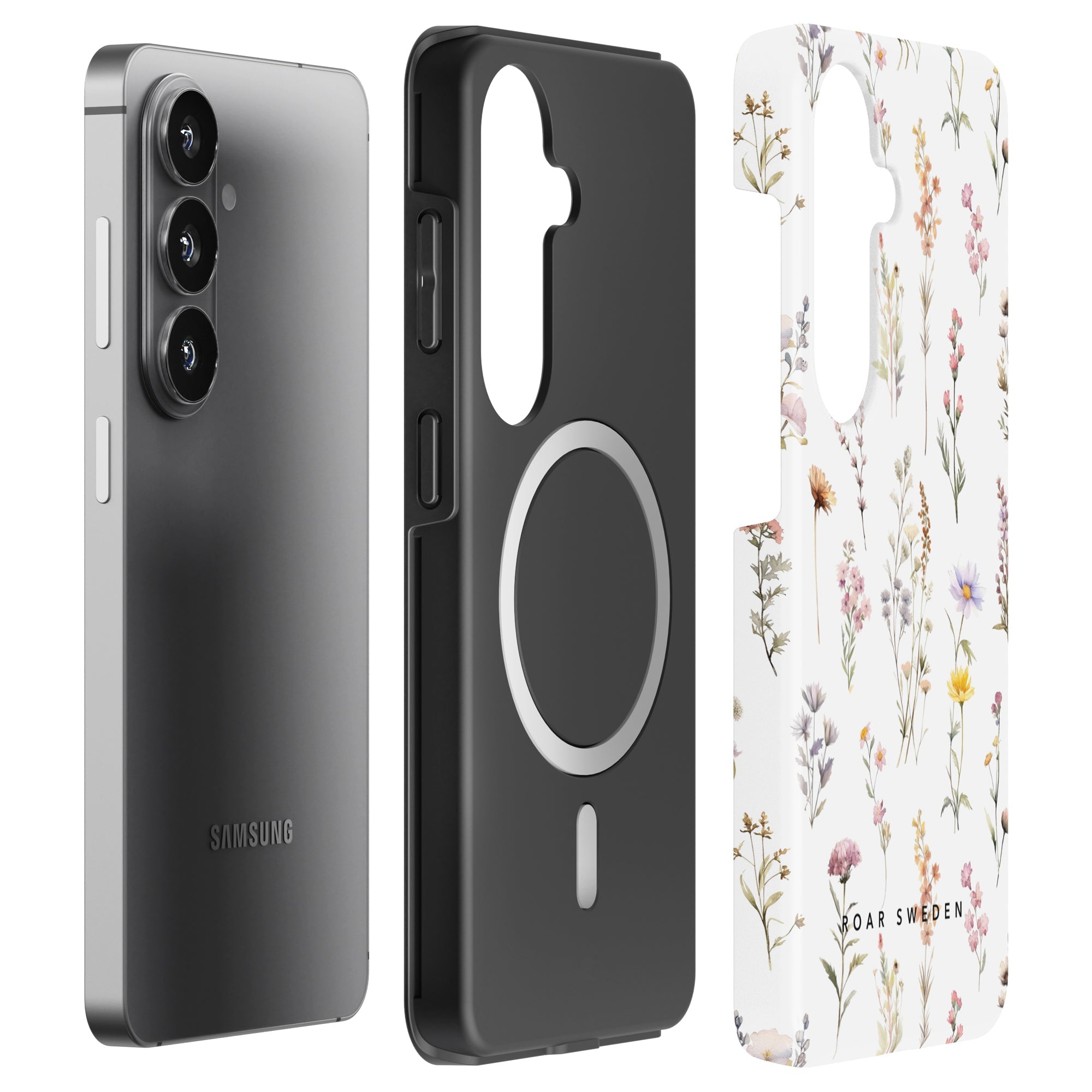 Wild Flowers - Magnetic Tough Phone Case - Roar Sweden