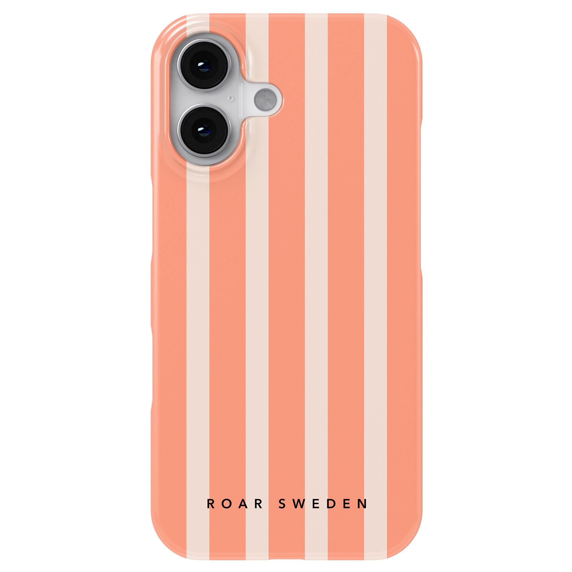 Slim mobilskal – Apricot Stripes