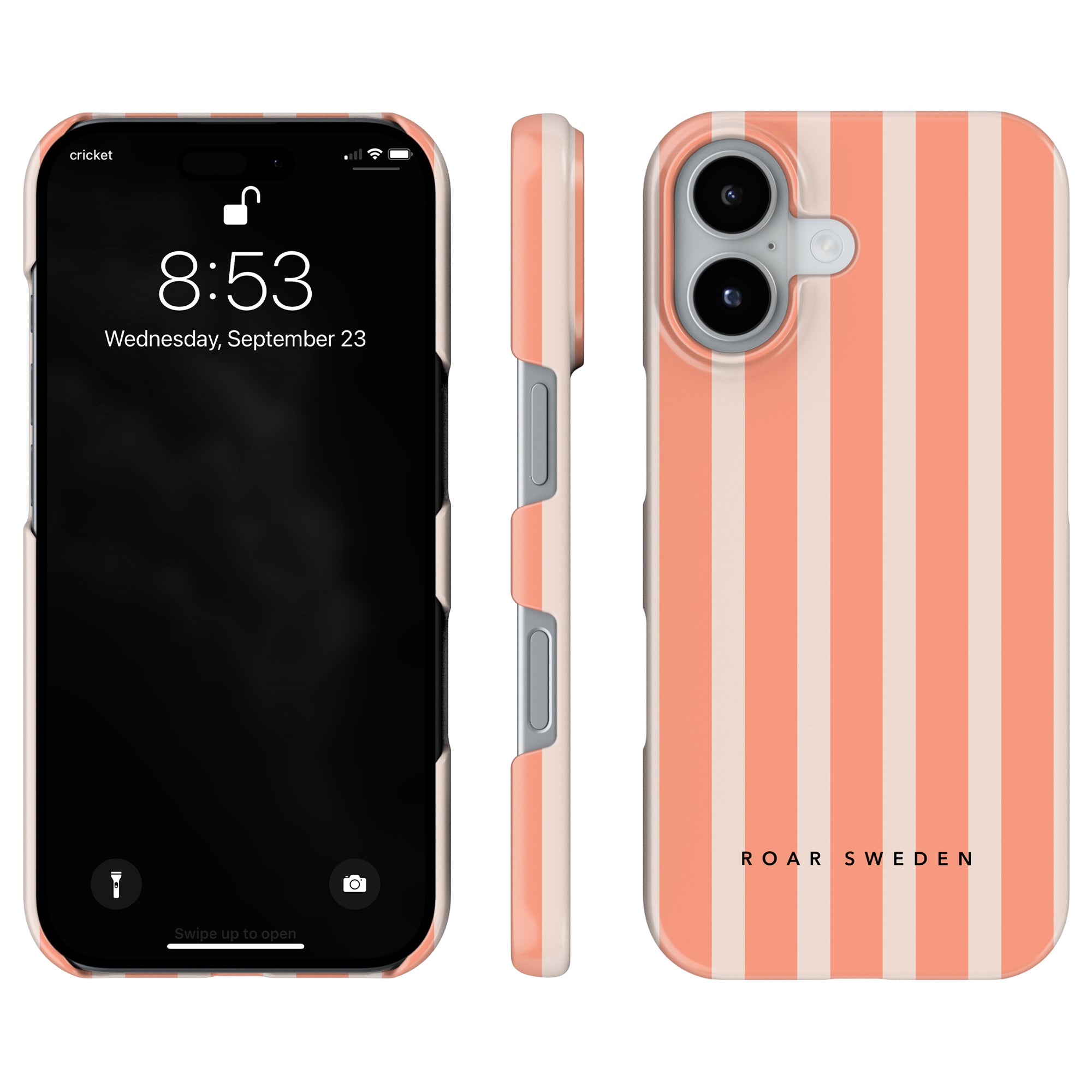 Apricot Stripes - Slim case - Roar Sweden