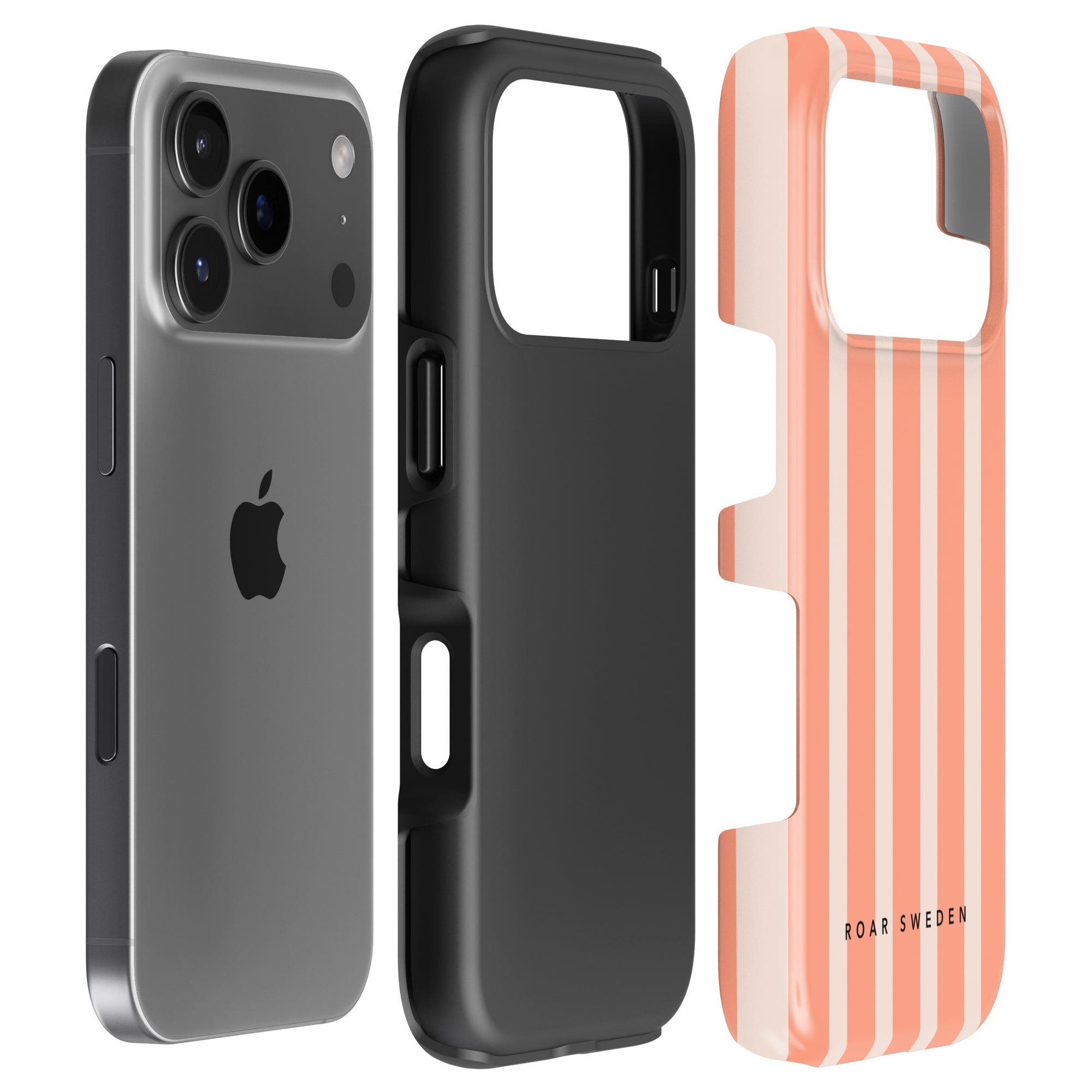 Apricot Stripes - Tough Case - Roar Sweden