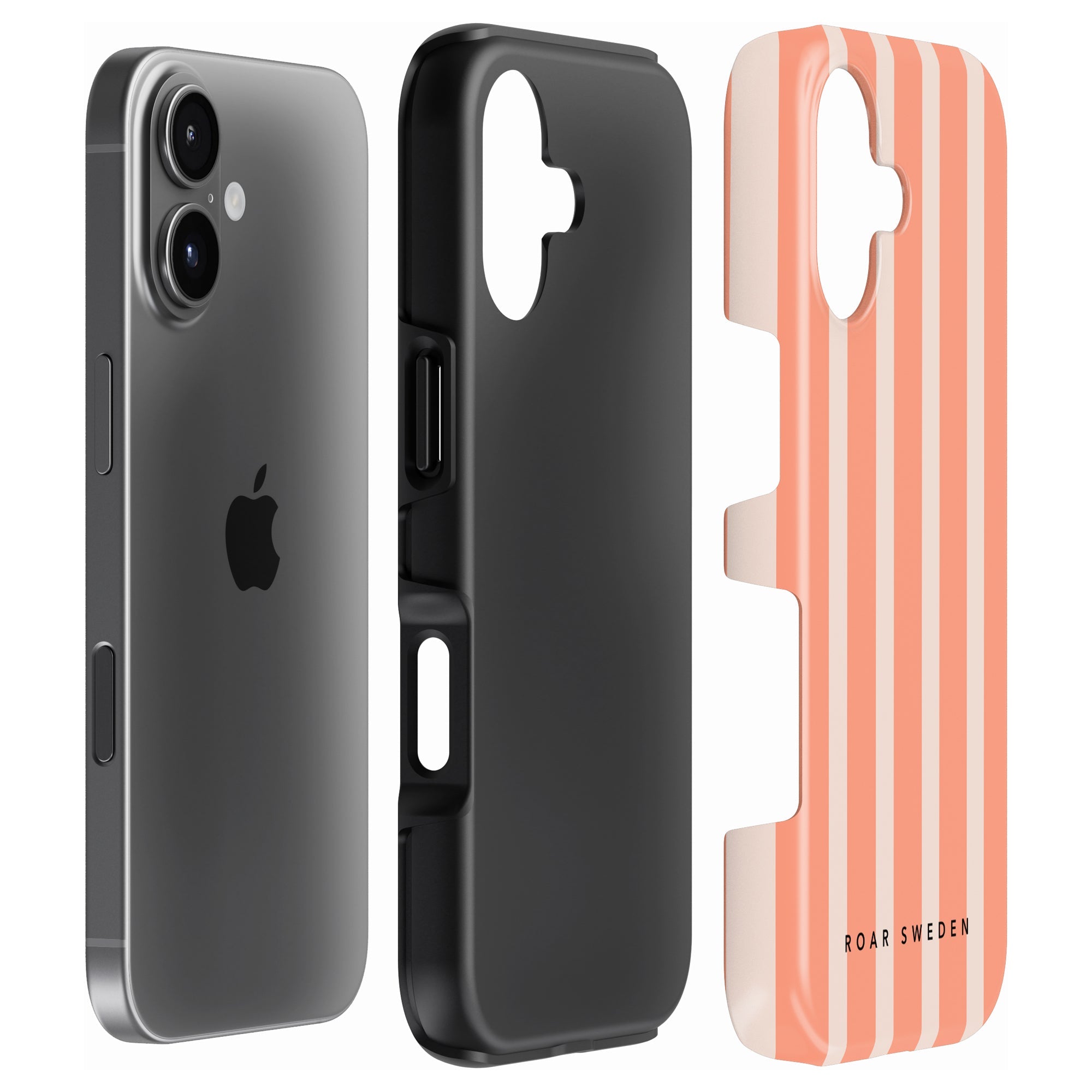 Apricot Stripes - Tough Case - Roar Sweden