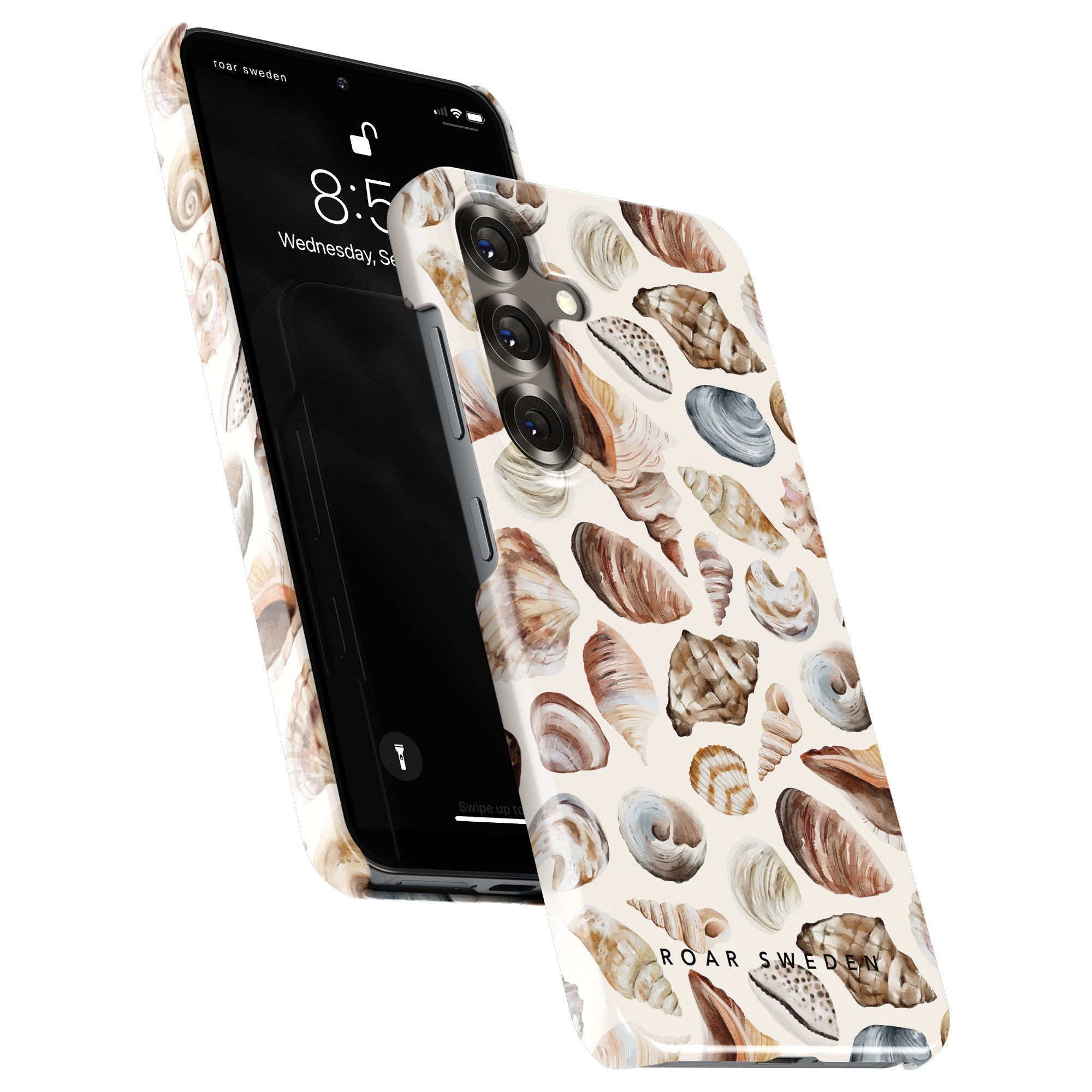 Slim mobilskal – Beach Shells