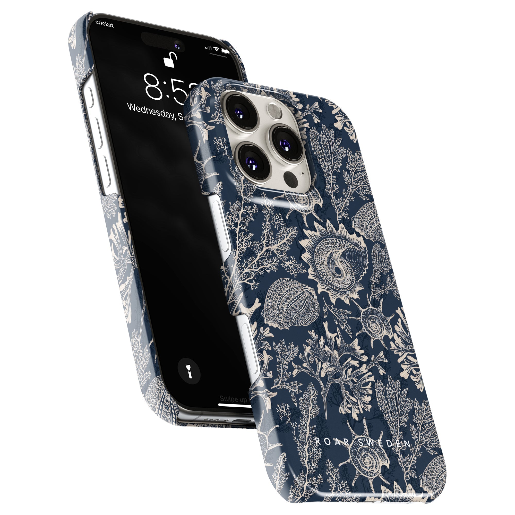 Slim mobilskal – Blue Corals