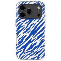 Tiger MagSafe mobilskal – Blue Stripes