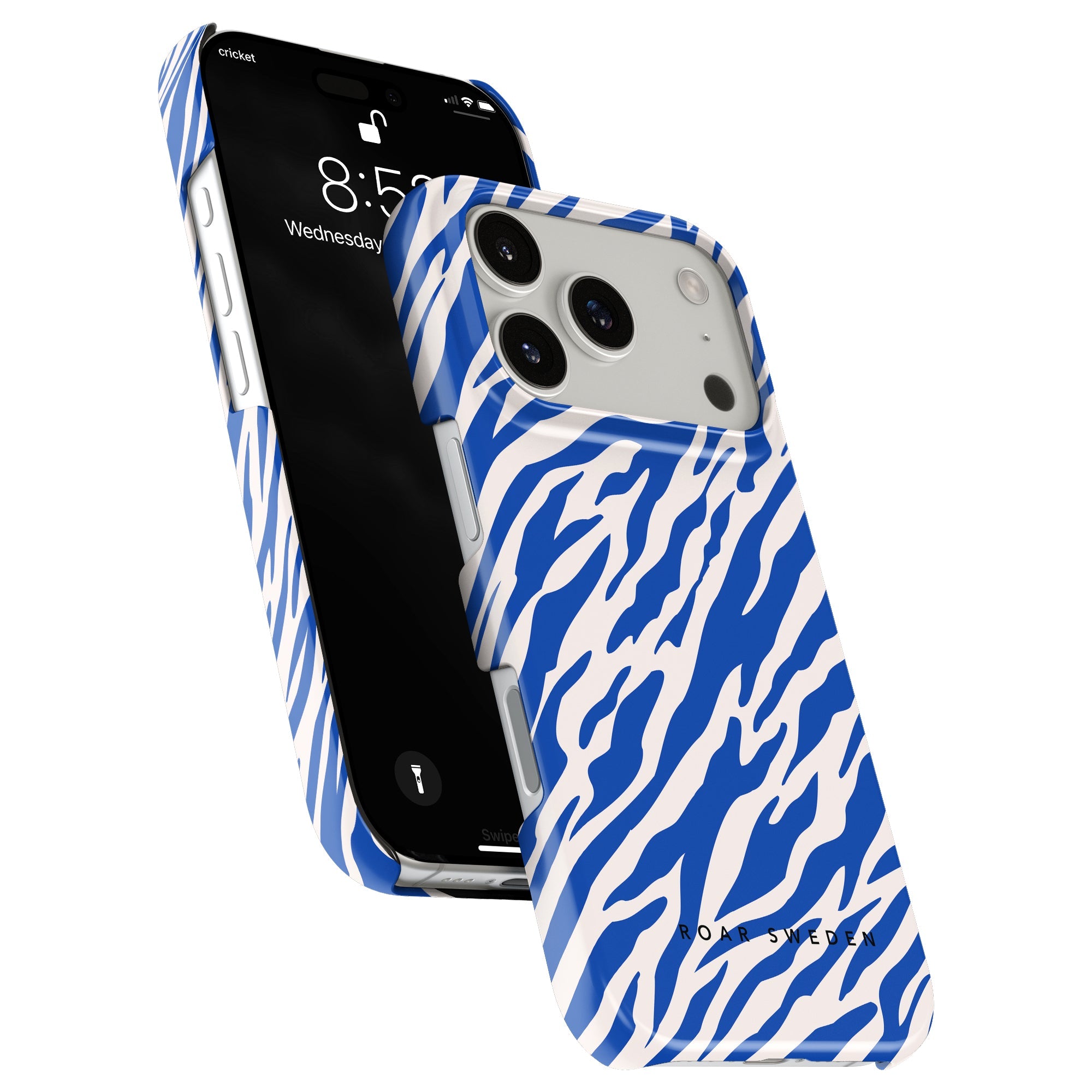 Tiger Slim mobilskal – Blue Stripes