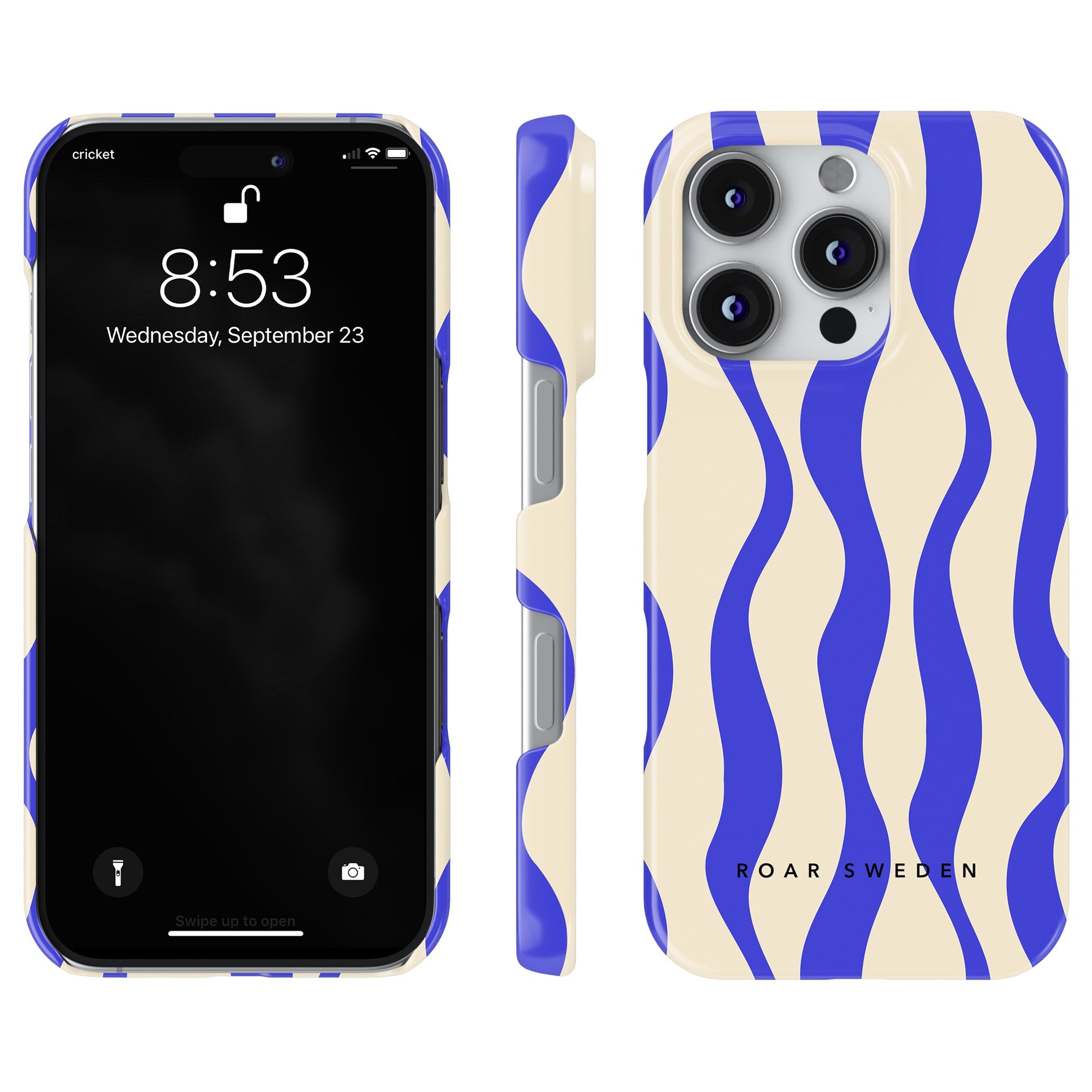 Slim mobilskal – Blue Waves