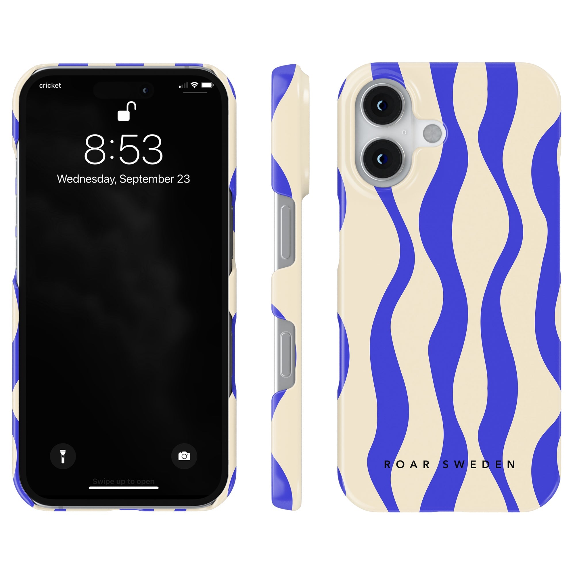 Slim mobilskal – Blue Waves