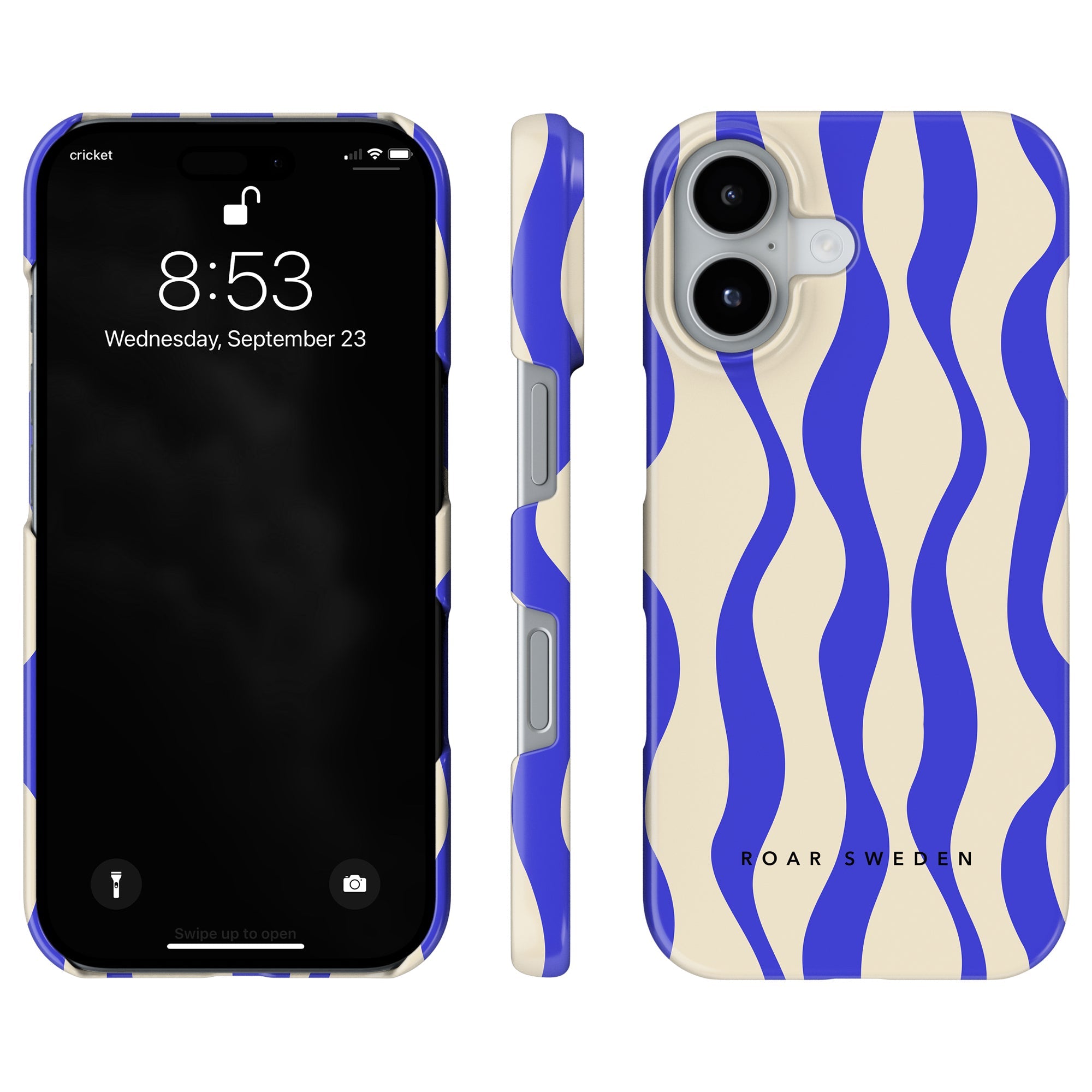 Slim mobilskal – Blue Waves
