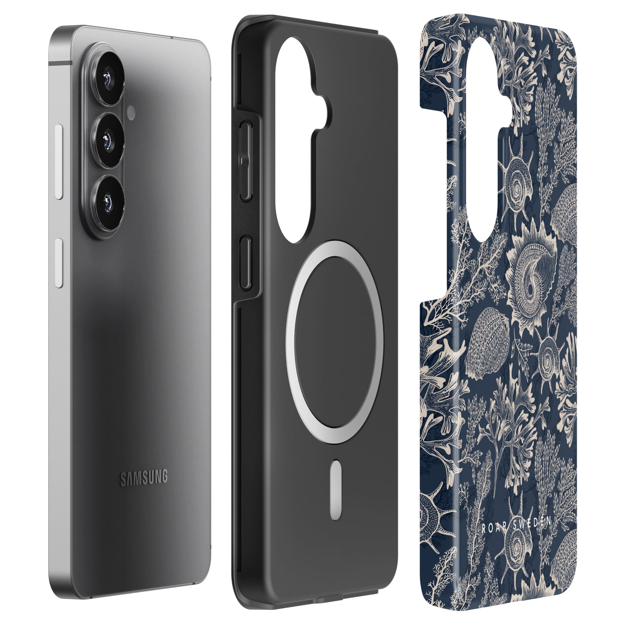 Blue Corals - Magnetisk Robust Telefoncover