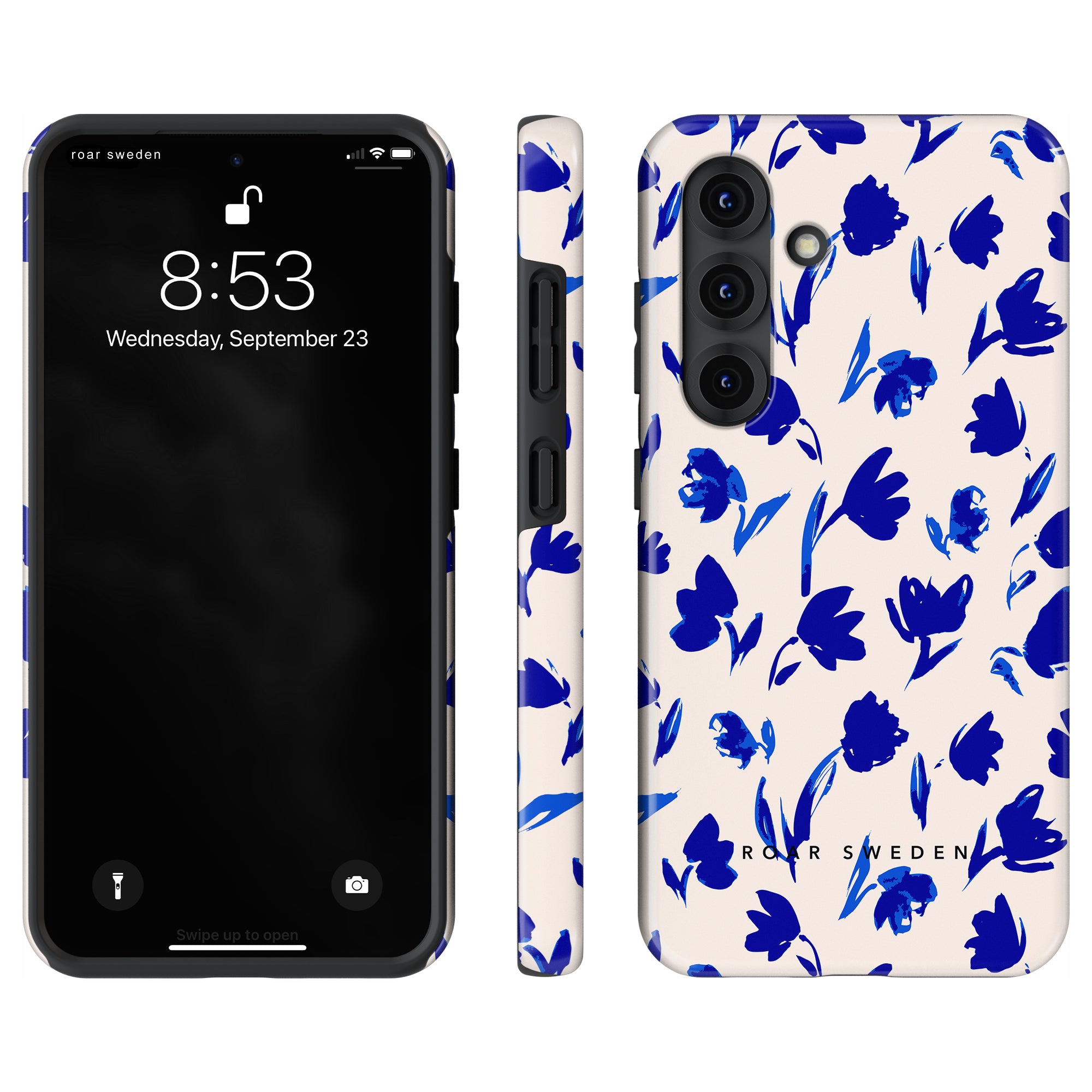 Tough mobilskal – Blue Flowers