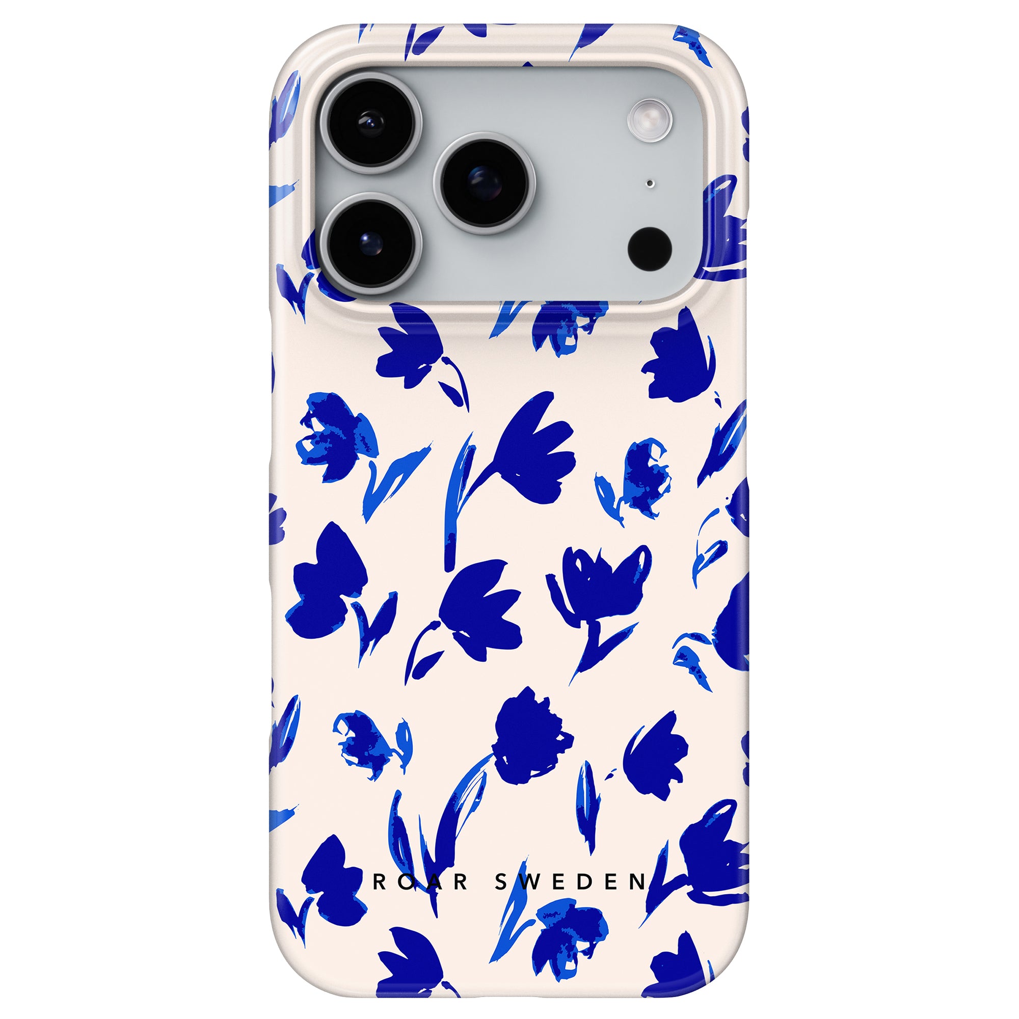 Slim mobilskal – Blue Flowers