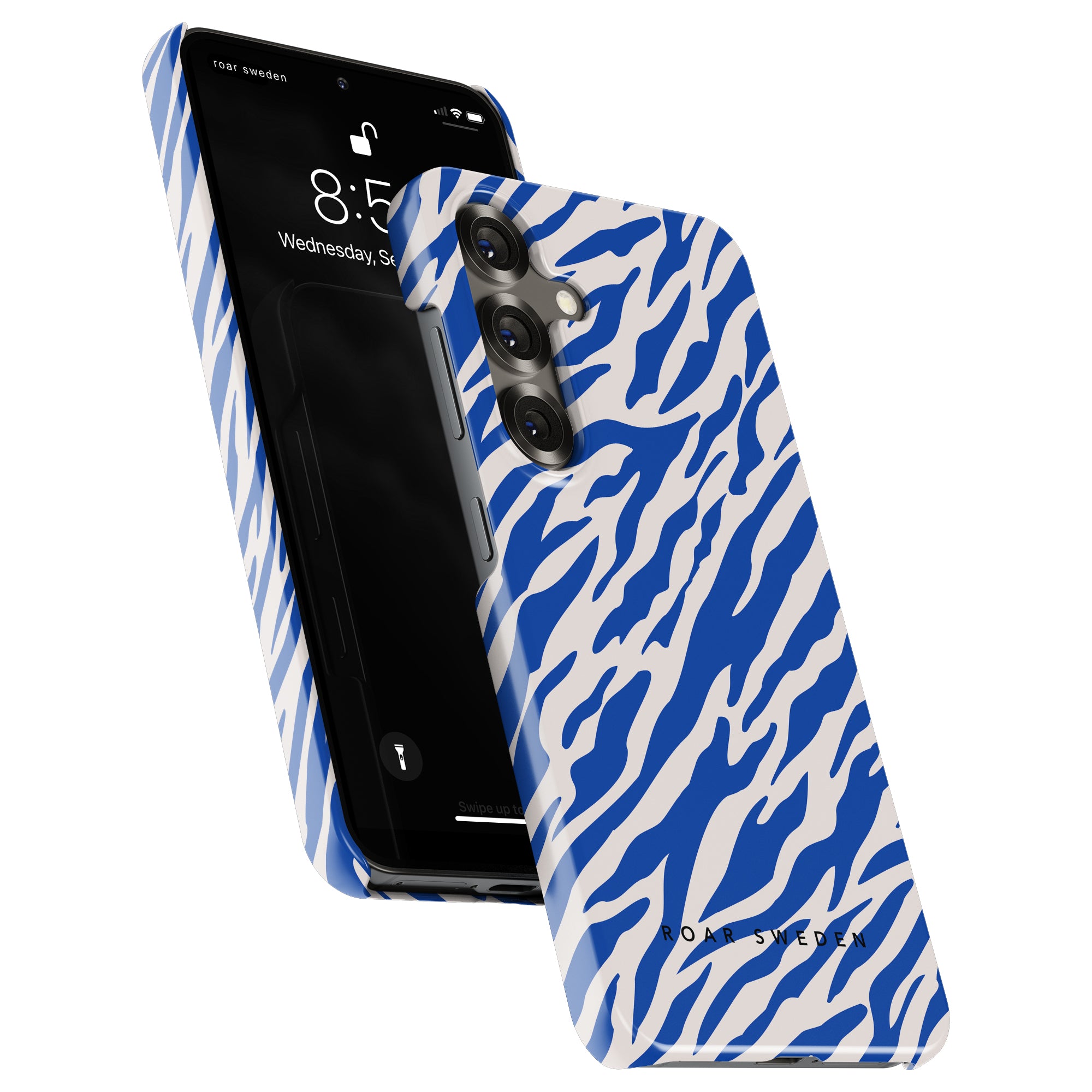 Tiger Slim mobilskal – Blue Stripes