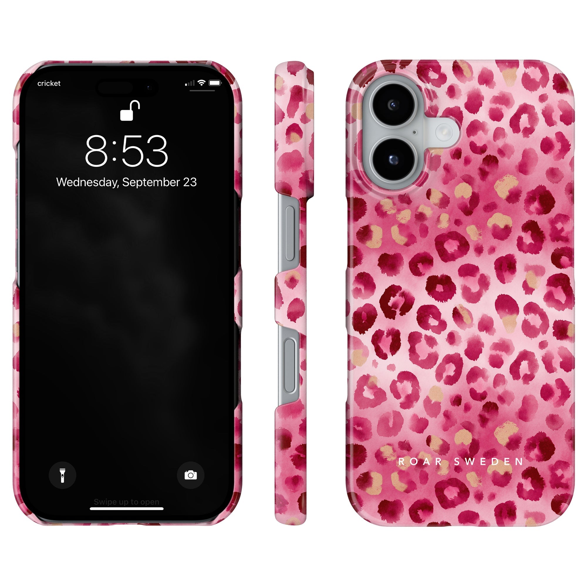 Slim mobilskal – Blush Leopard