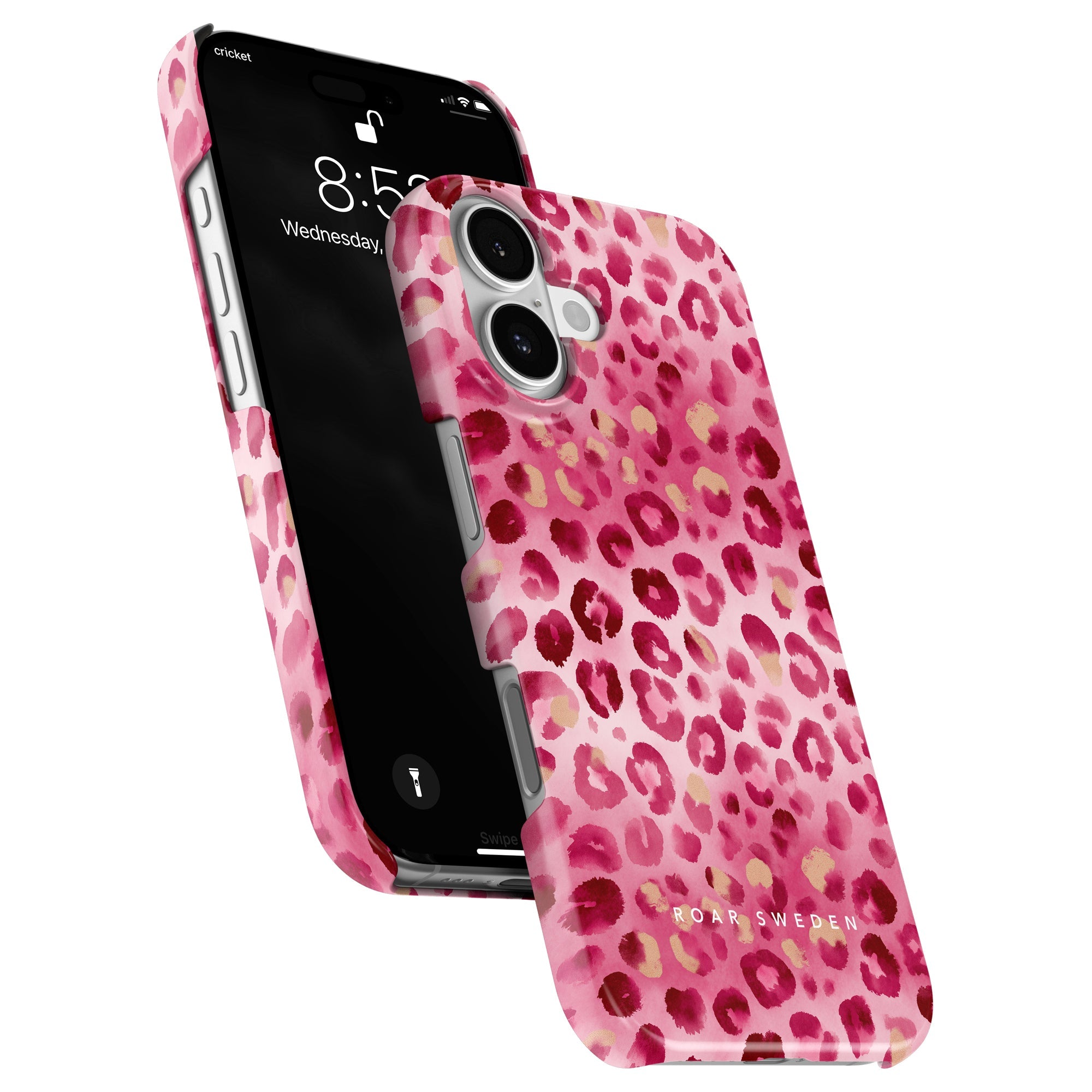 Slim mobilskal – Blush Leopard