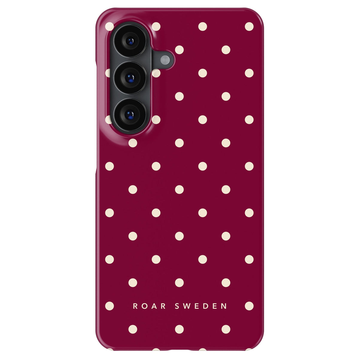 Burgundy Dots - Slim case
