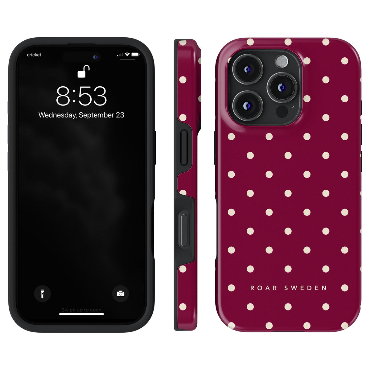Burgundy Dots - Tough Case
