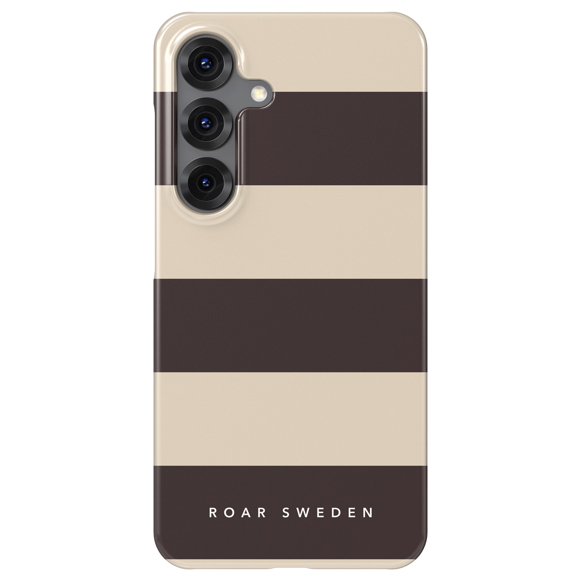 Slim mobilskal – Cocoa Stripes