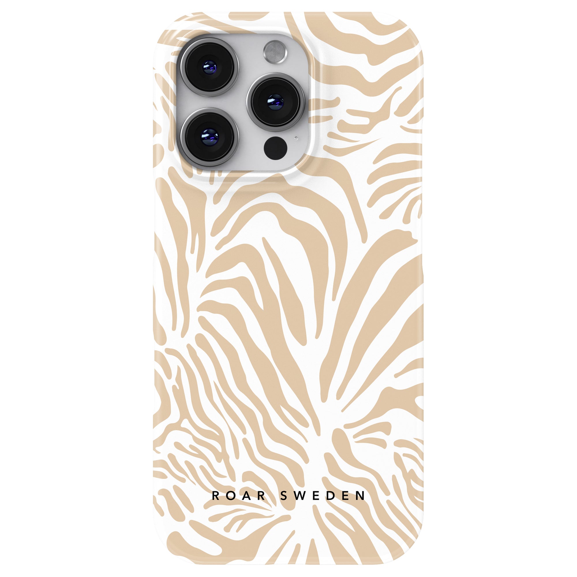 Slim mobilskal – Creamy Zebra