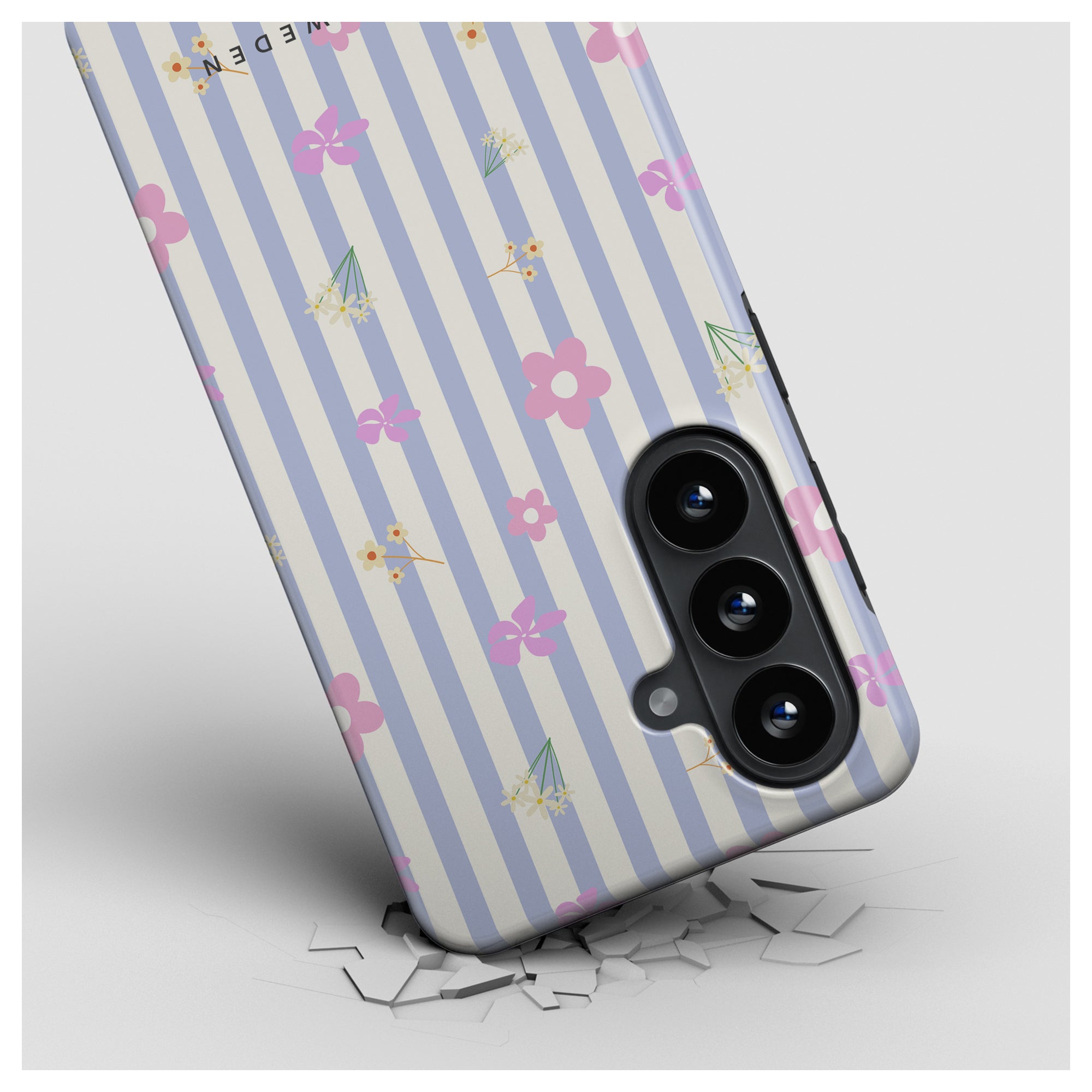 Sødt Blomsterprint - Magnetisk Robust Telefoncover