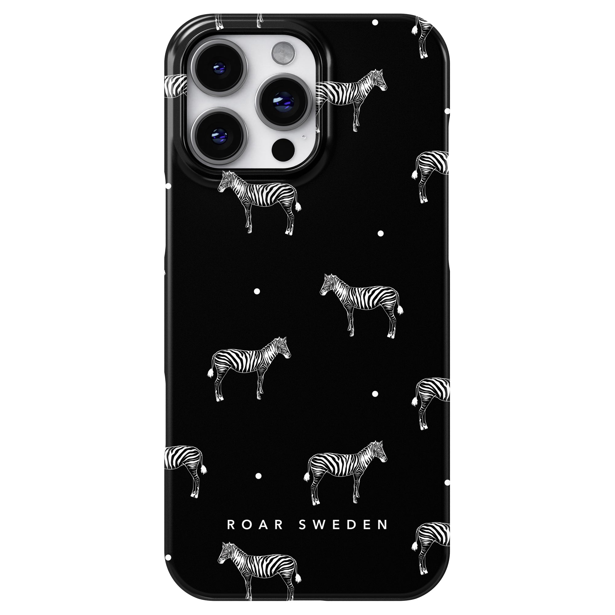 Slim mobilskal – Dotted Zebra