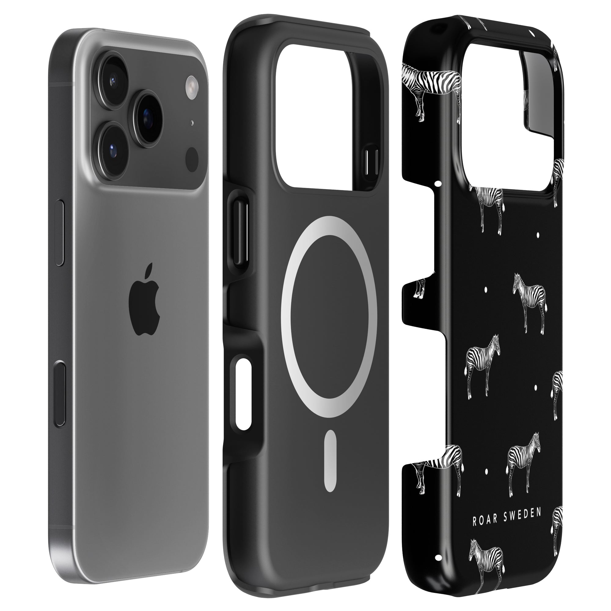 MagSafe mobilskal – Dotted Zebra