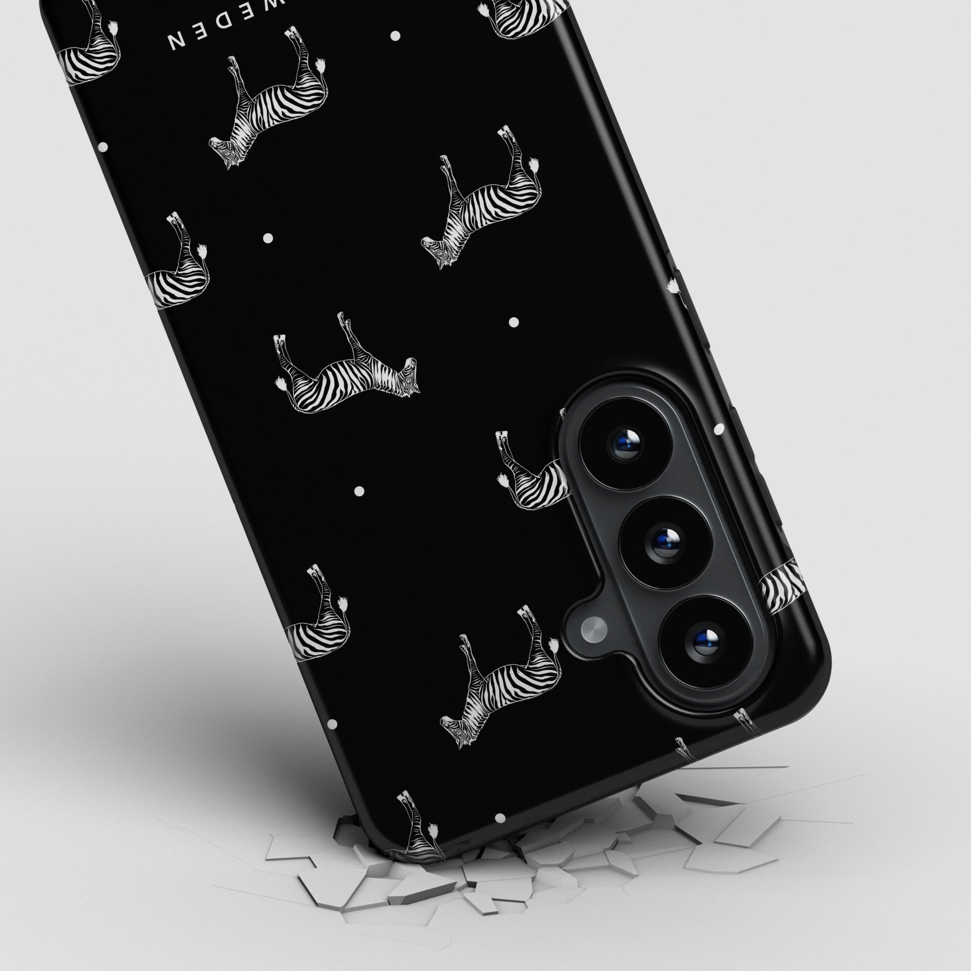 Dotted Zebra - Magnetisk robust telefoncover