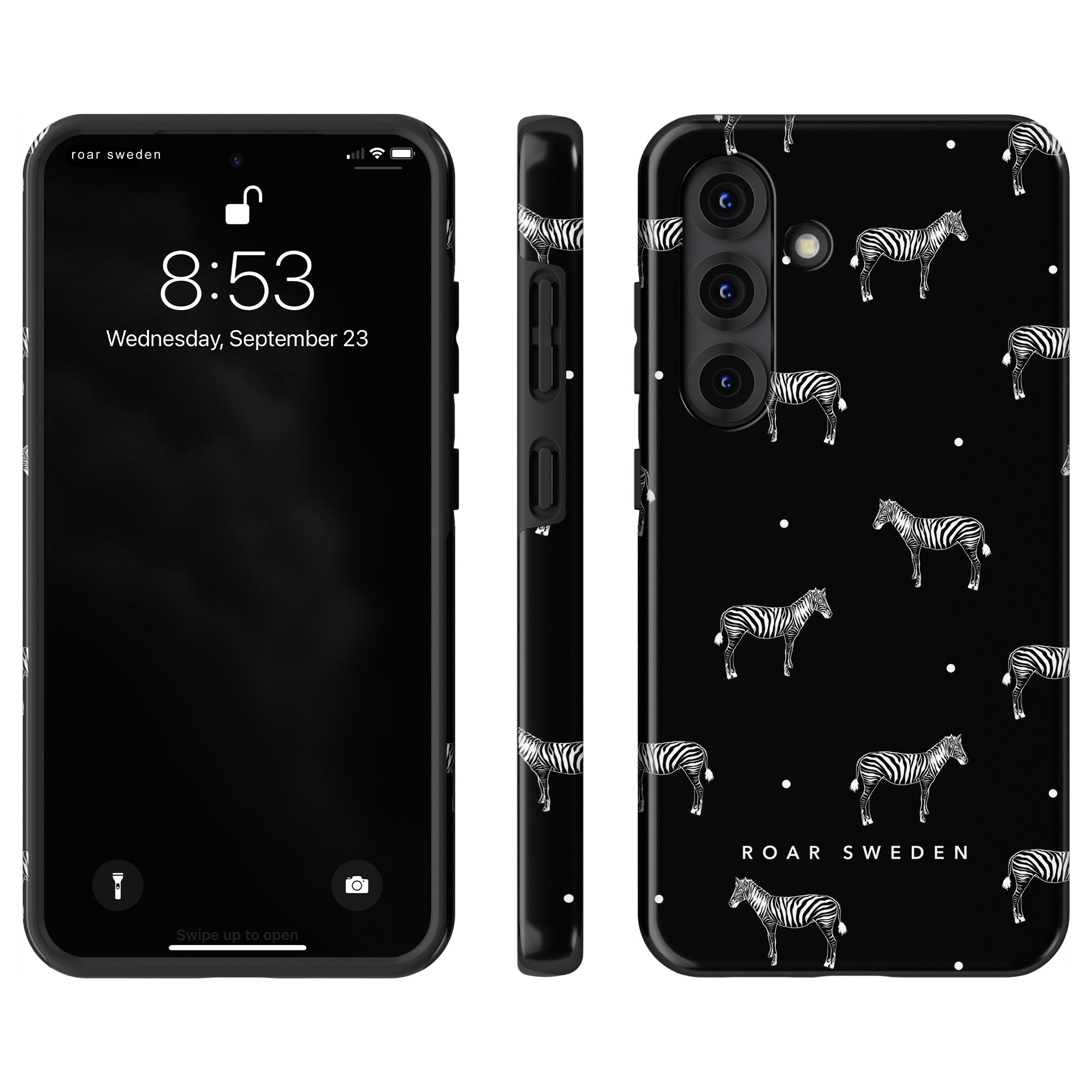 Tough mobilskal – Dotted Zebra