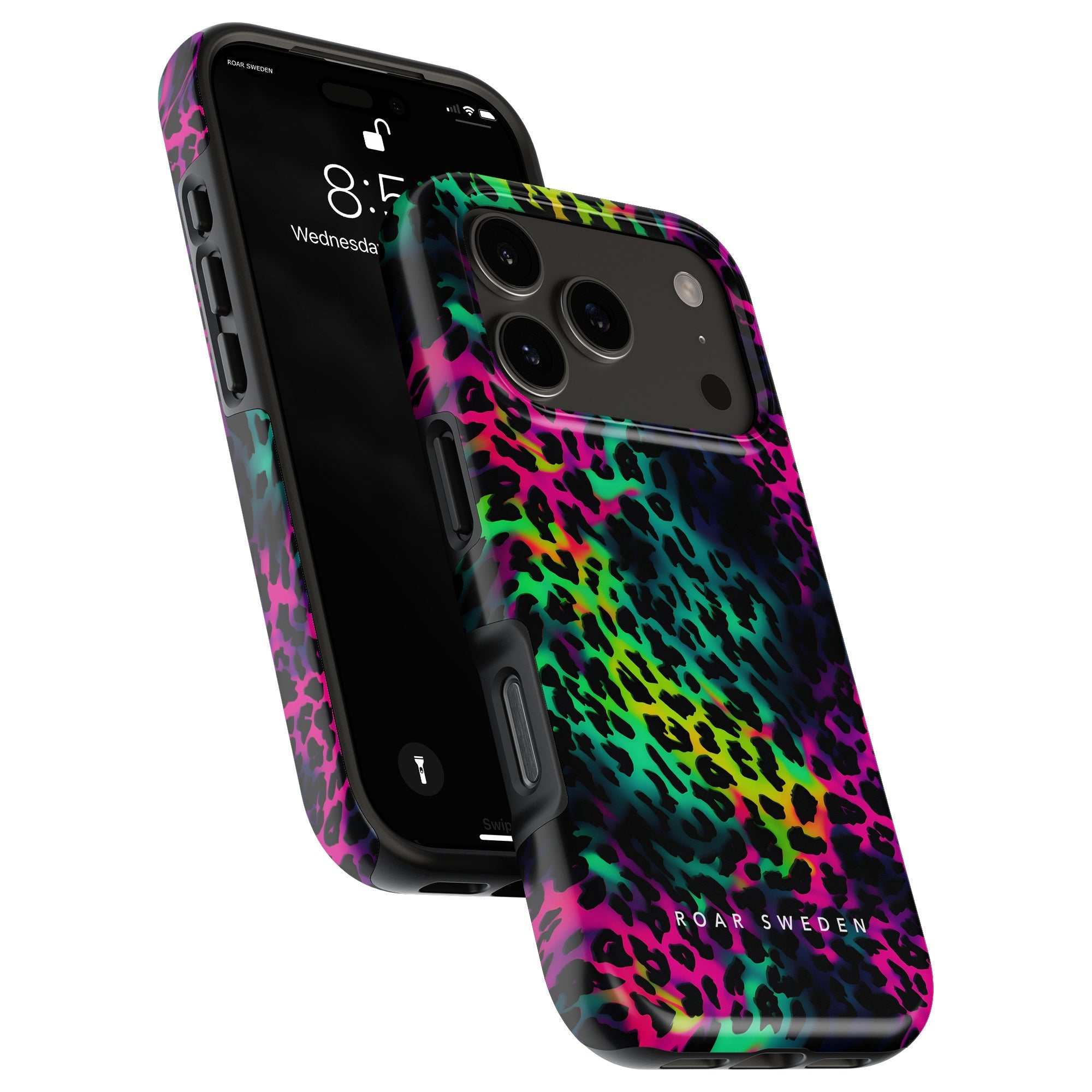 Tough mobilskal – Electric Leopard