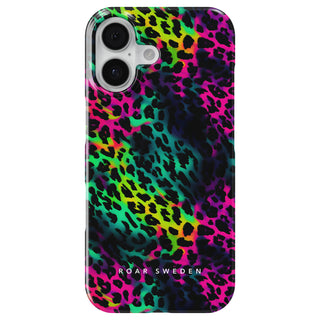 Slim mobilskal – Electric Leopard