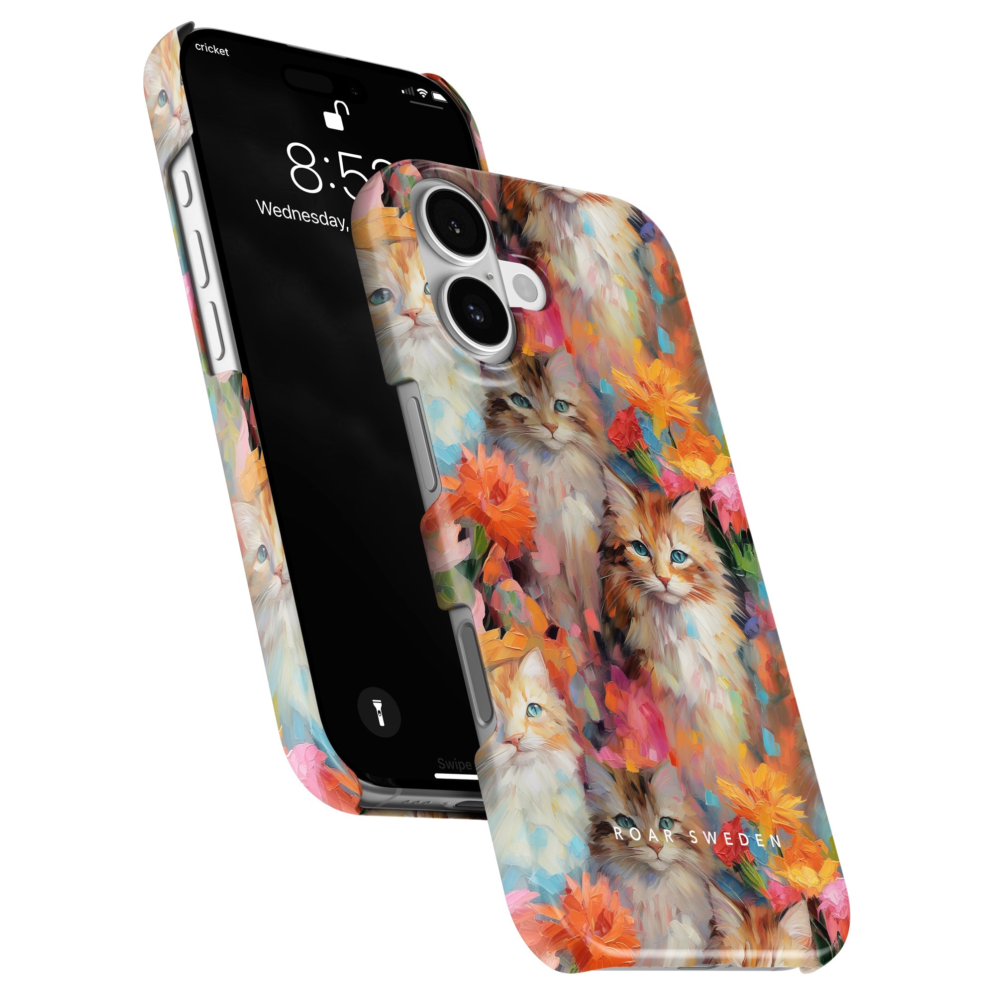 Kitty Slim mobilskal – Flower Kitty