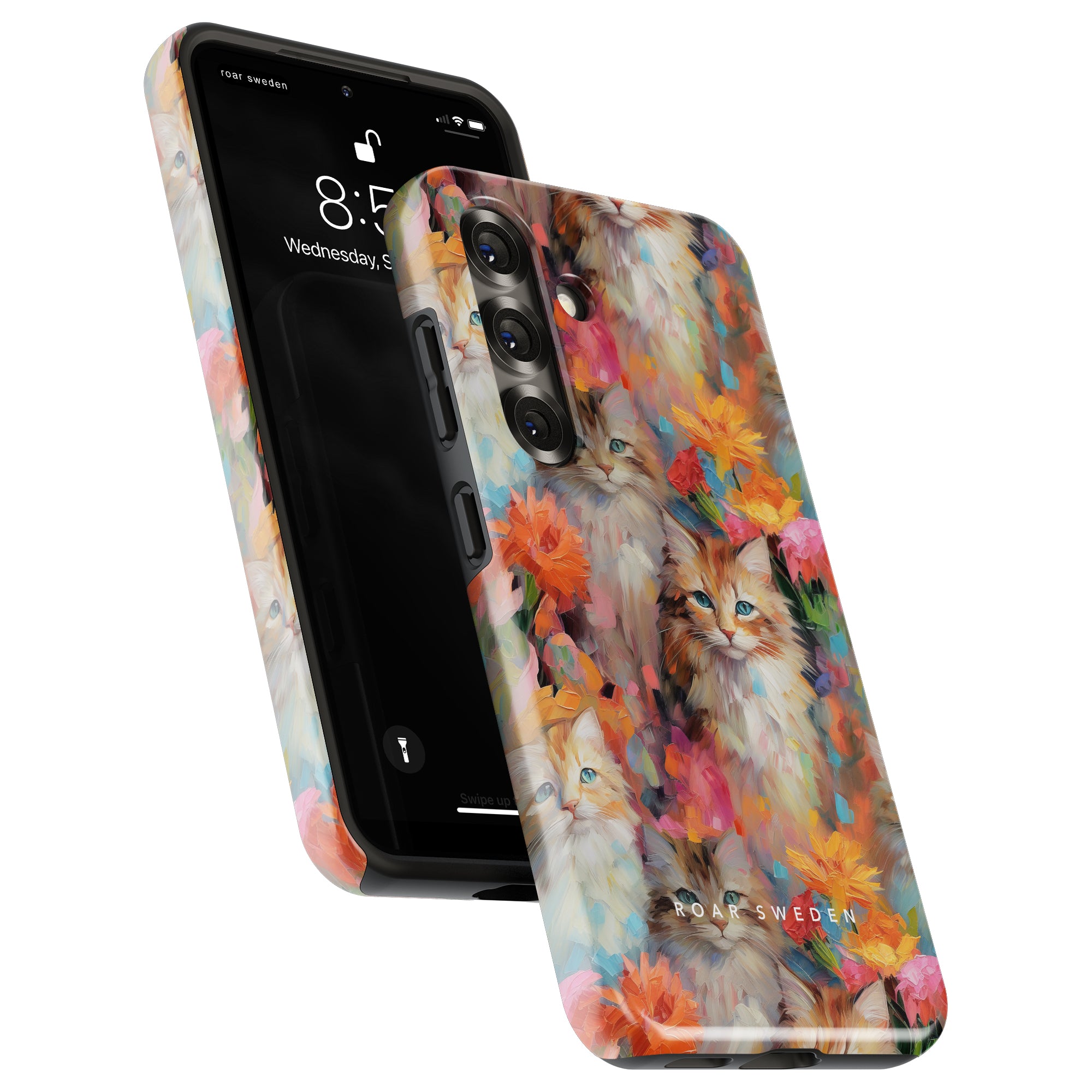 Kitty Tough mobilskal – Flower Kitty