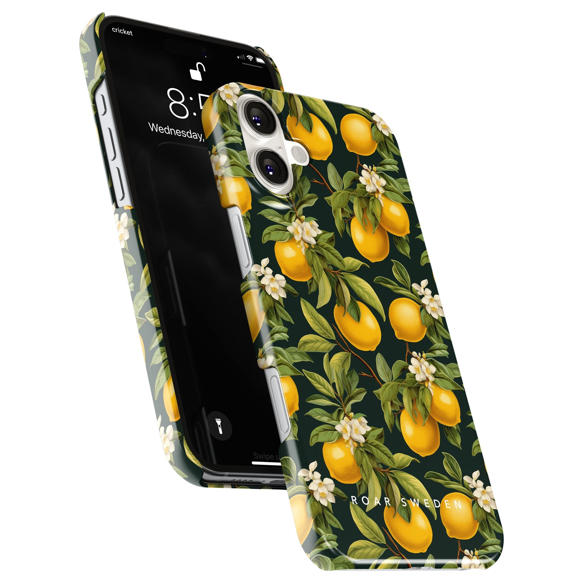 Slim mobilskal – Flowery Lemon