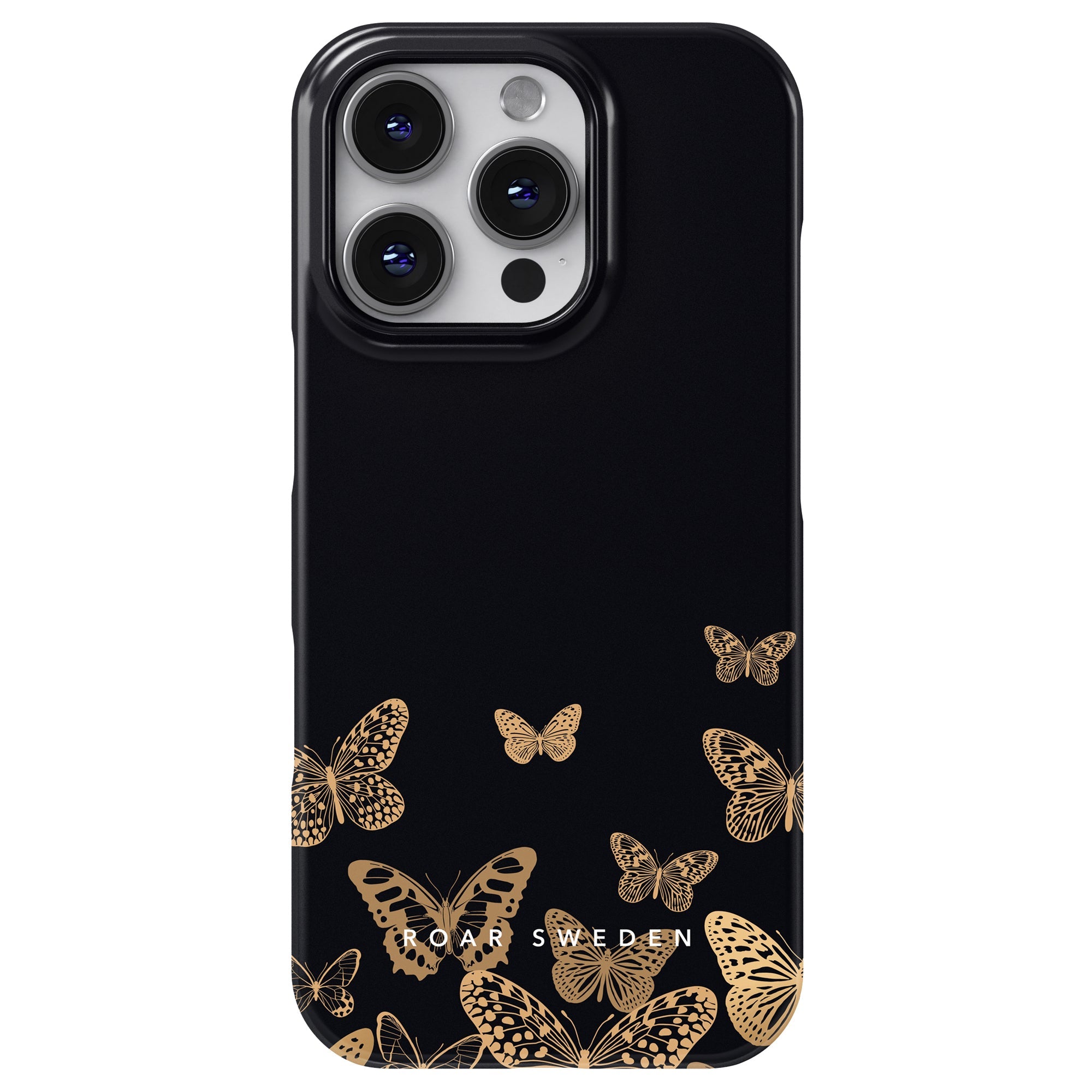 Slim mobilskal – Golden Butterflies