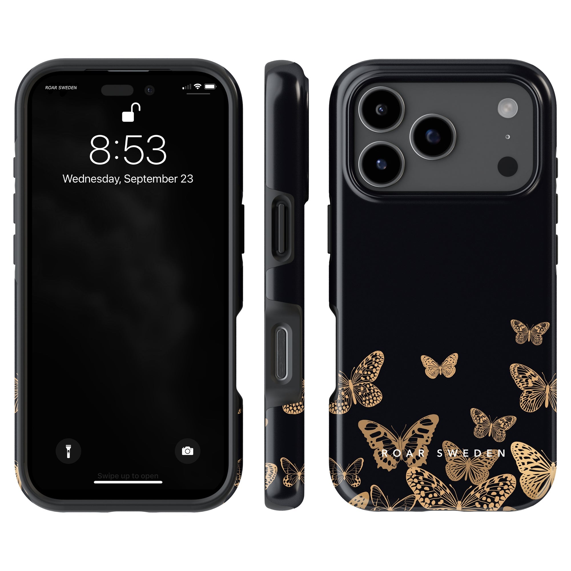 Tough mobilskal – Golden Butterflies