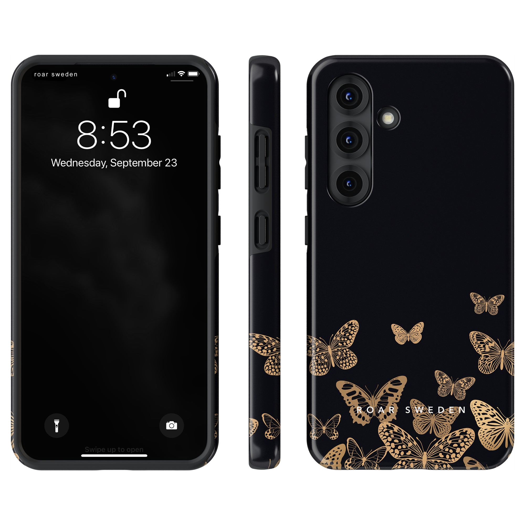 Tough mobilskal – Golden Butterflies