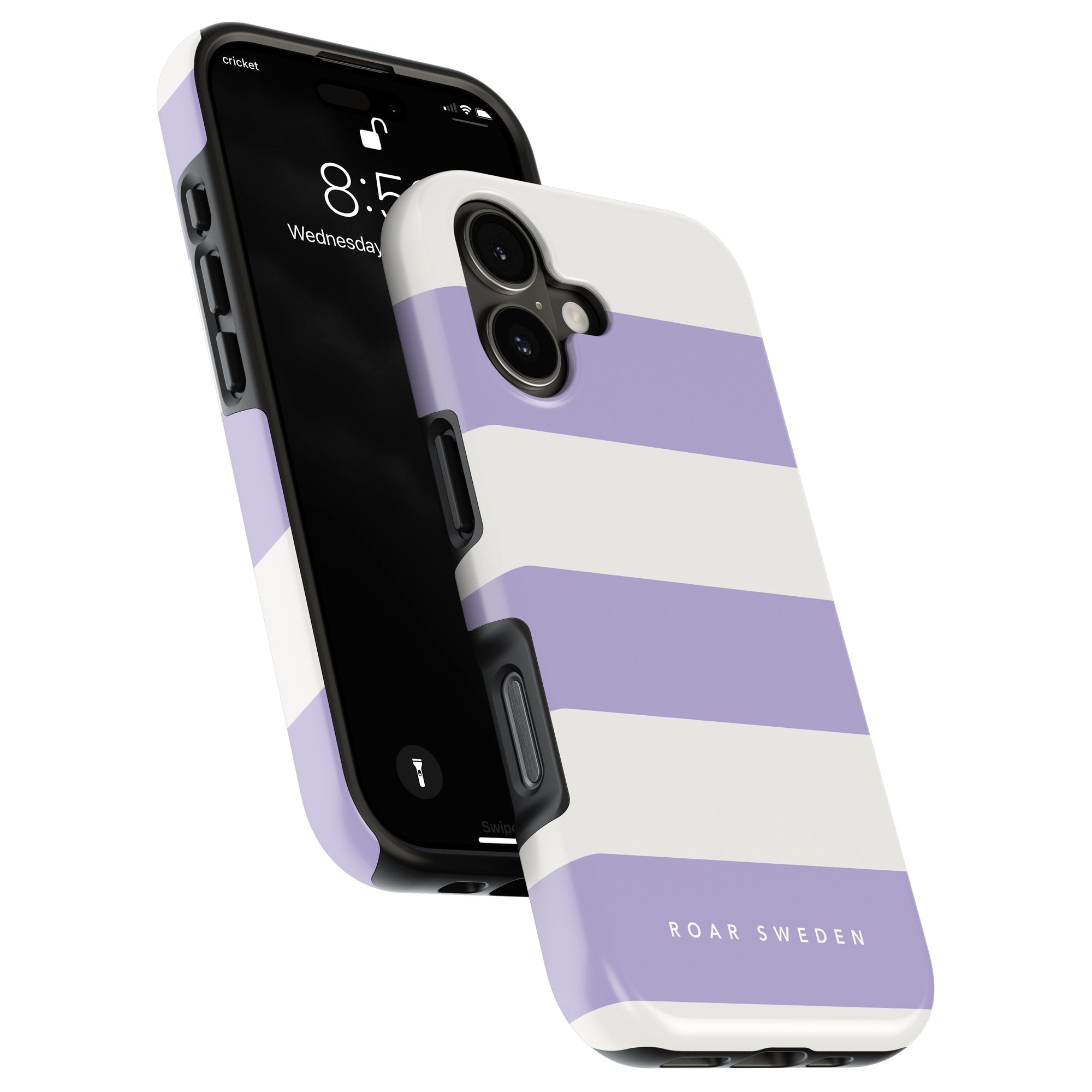 Lavender Stripes - Tough Case - Roar Sweden