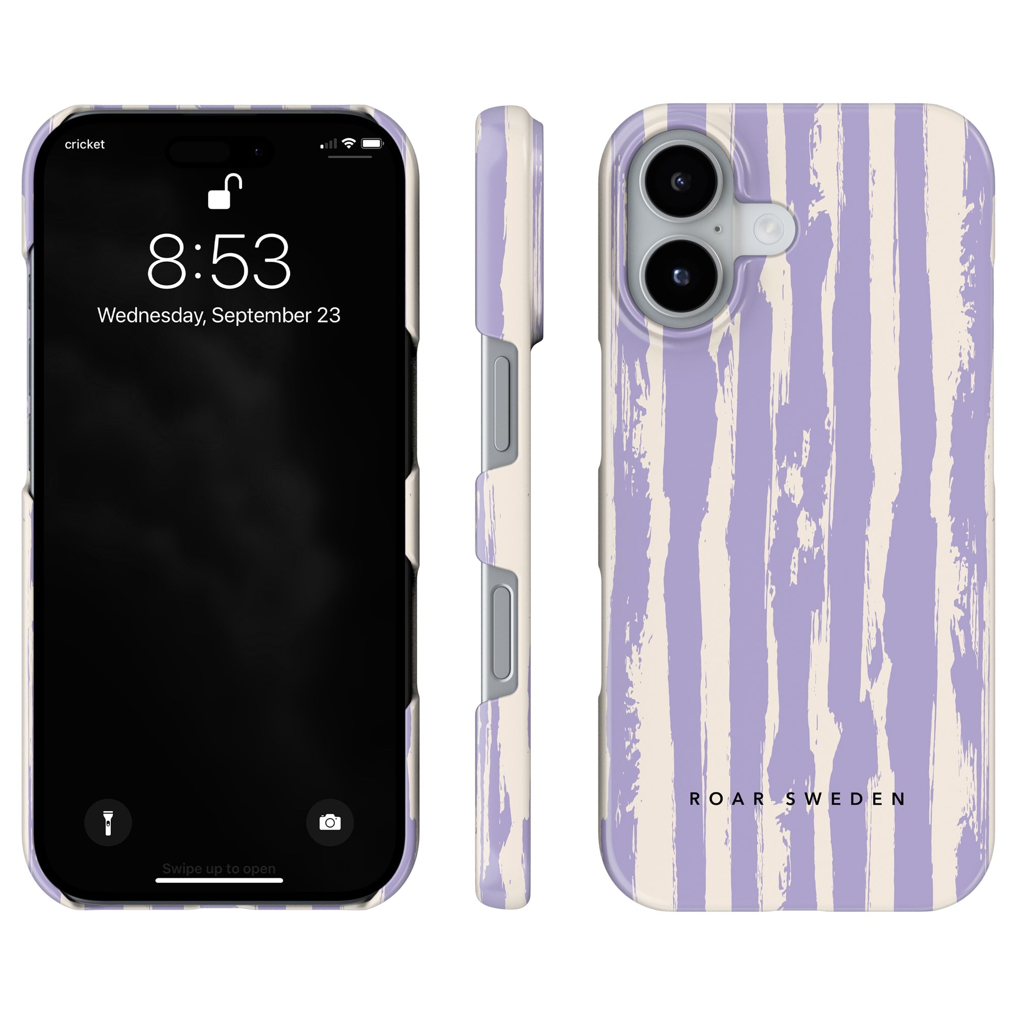 Lavender Strokes - Slim case - Roar Sweden