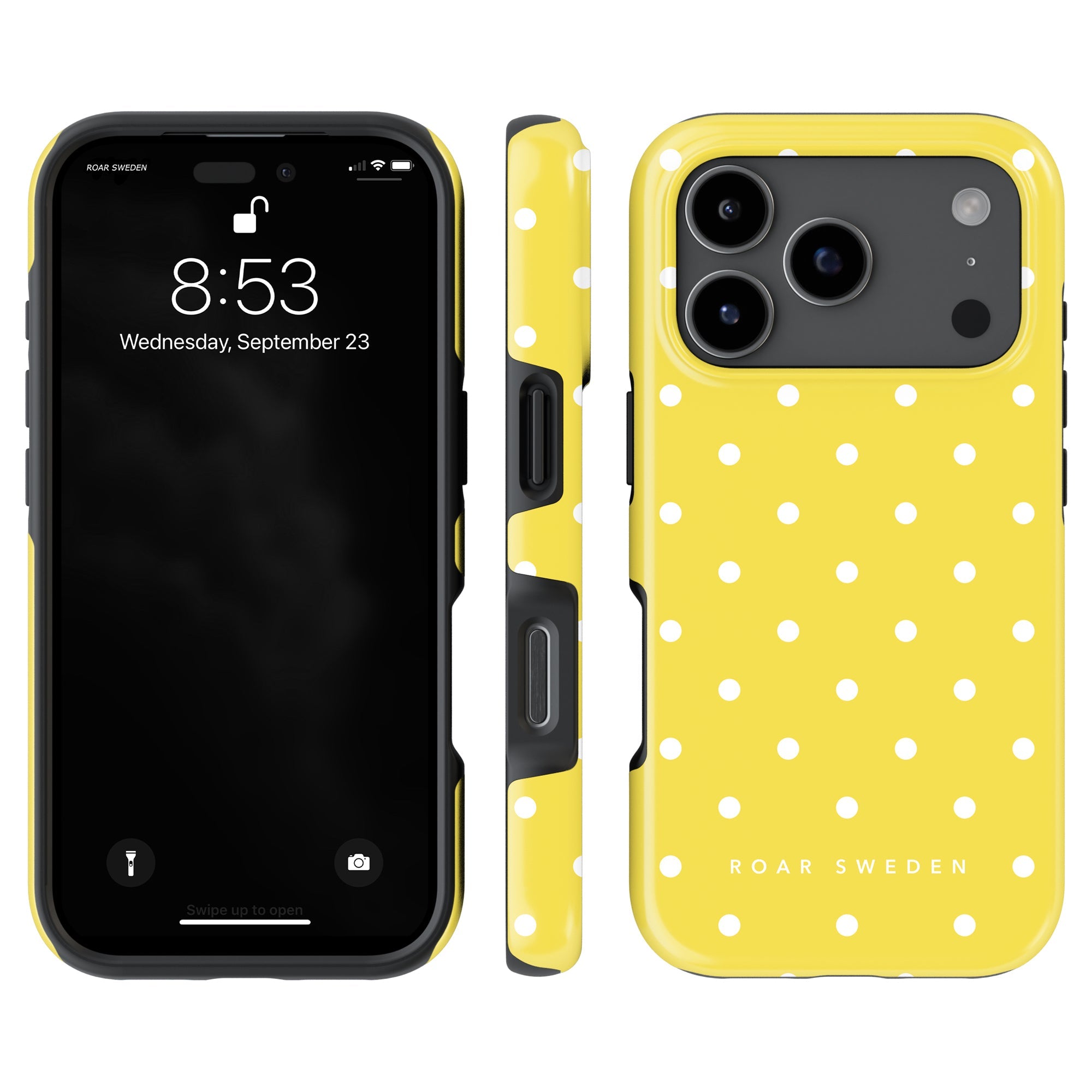 Lemon Dots - Tough Case - Roar Sweden