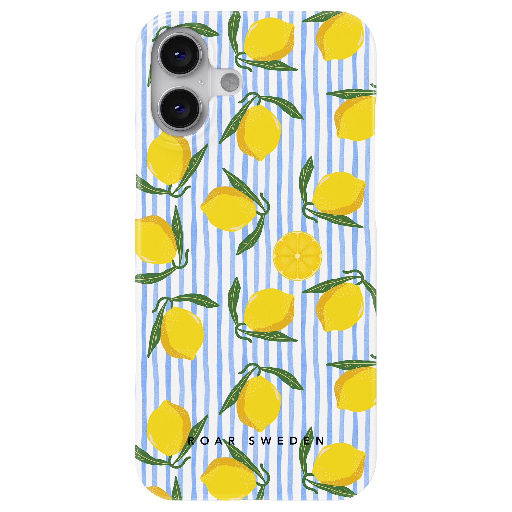 Slim mobilskal – Lemon Stripes